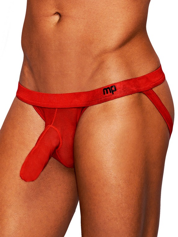Male Power Sheer Mini Hose Jock Strap