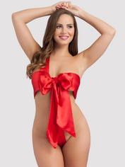 Naughty Knot Unwrap Me Sexy Body Bow, Red, hi-res
