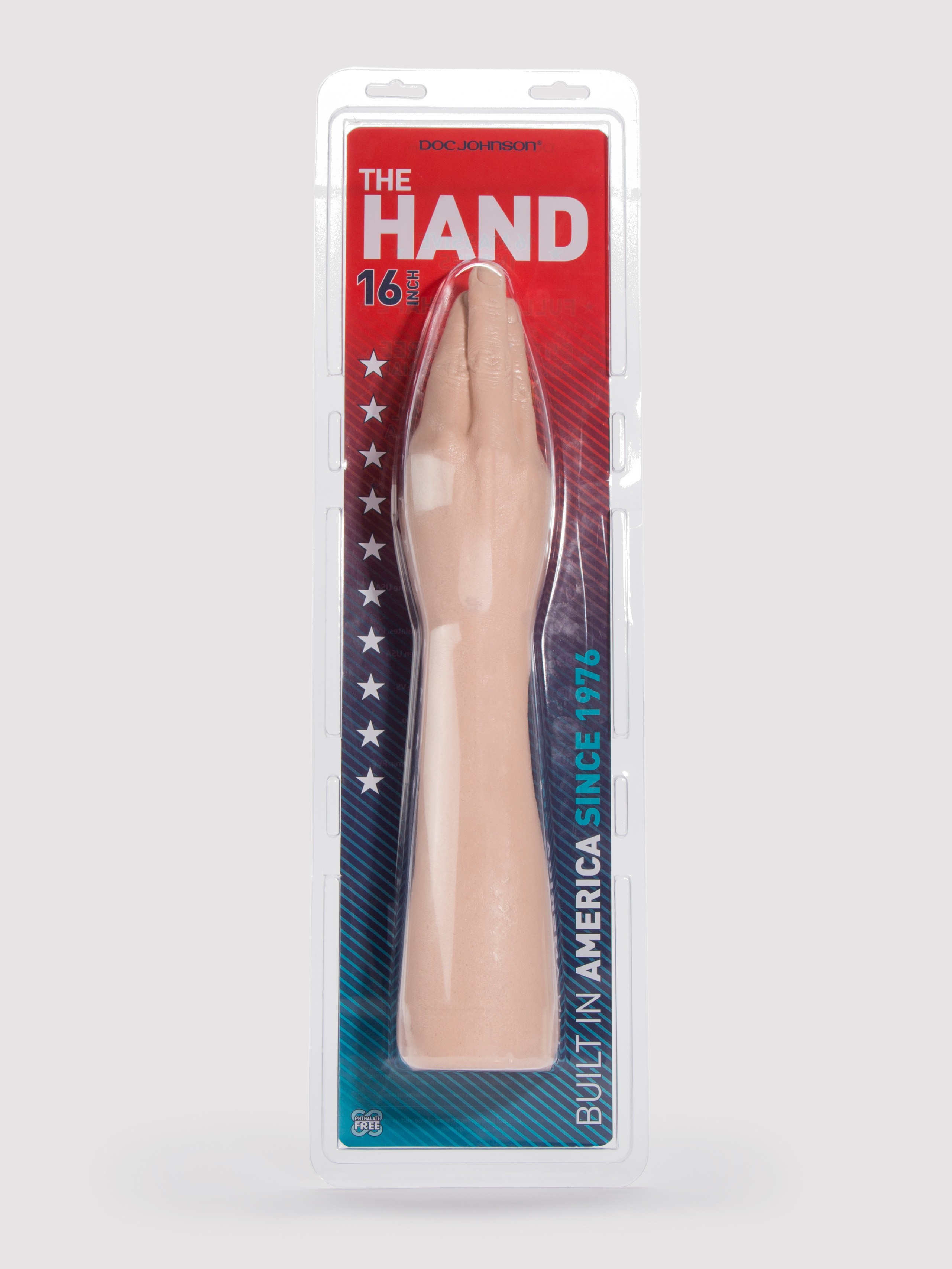 Doc Johnson The Hand Realistic Hand Fisting Dildo 16 Inch, Flesh Pink, hi-res