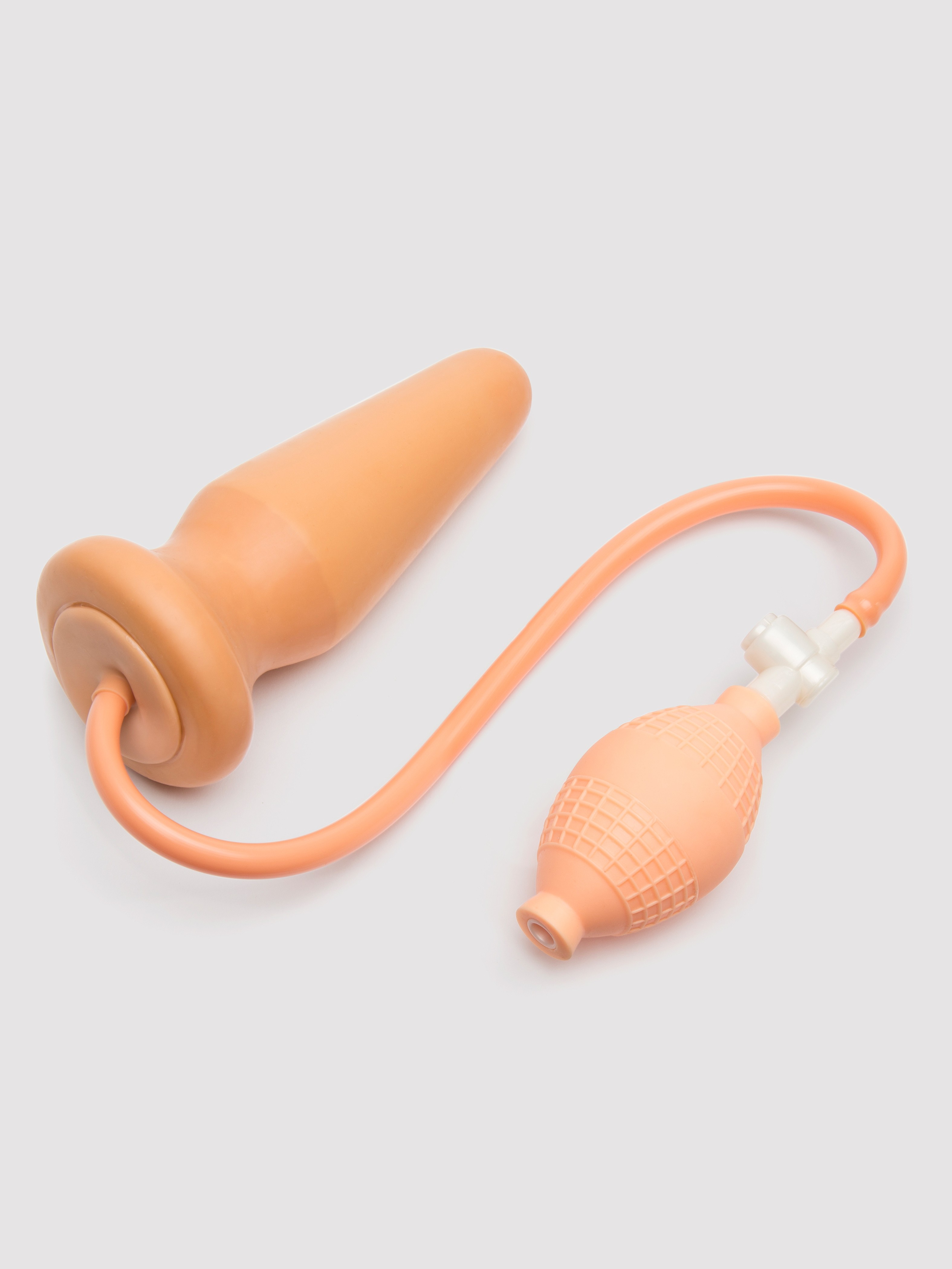 Large Inflatable Butt Plug 5.5 Inch, Flesh Pink, hi-res