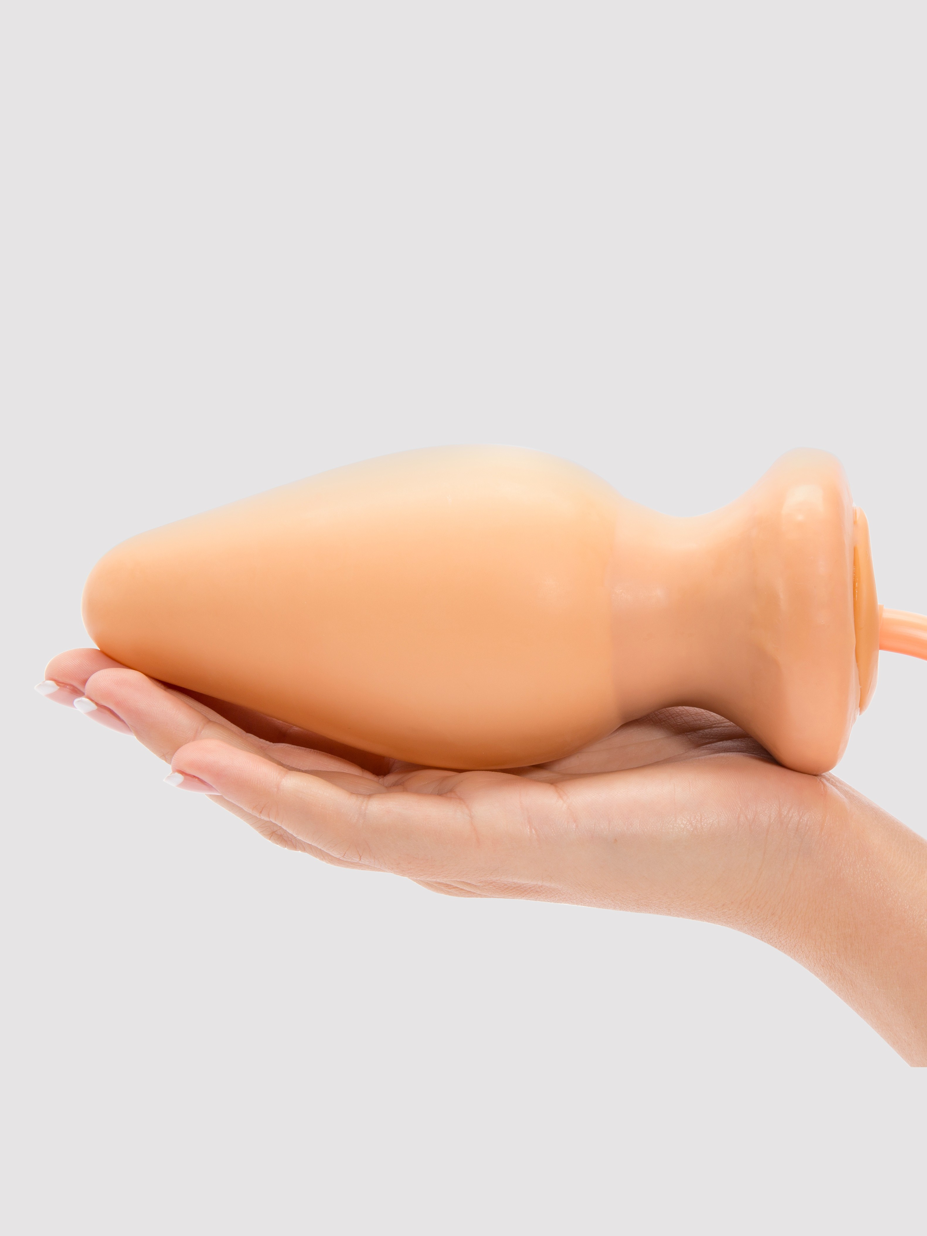Large Inflatable Butt Plug 5.5 Inch, Flesh Pink, hi-res