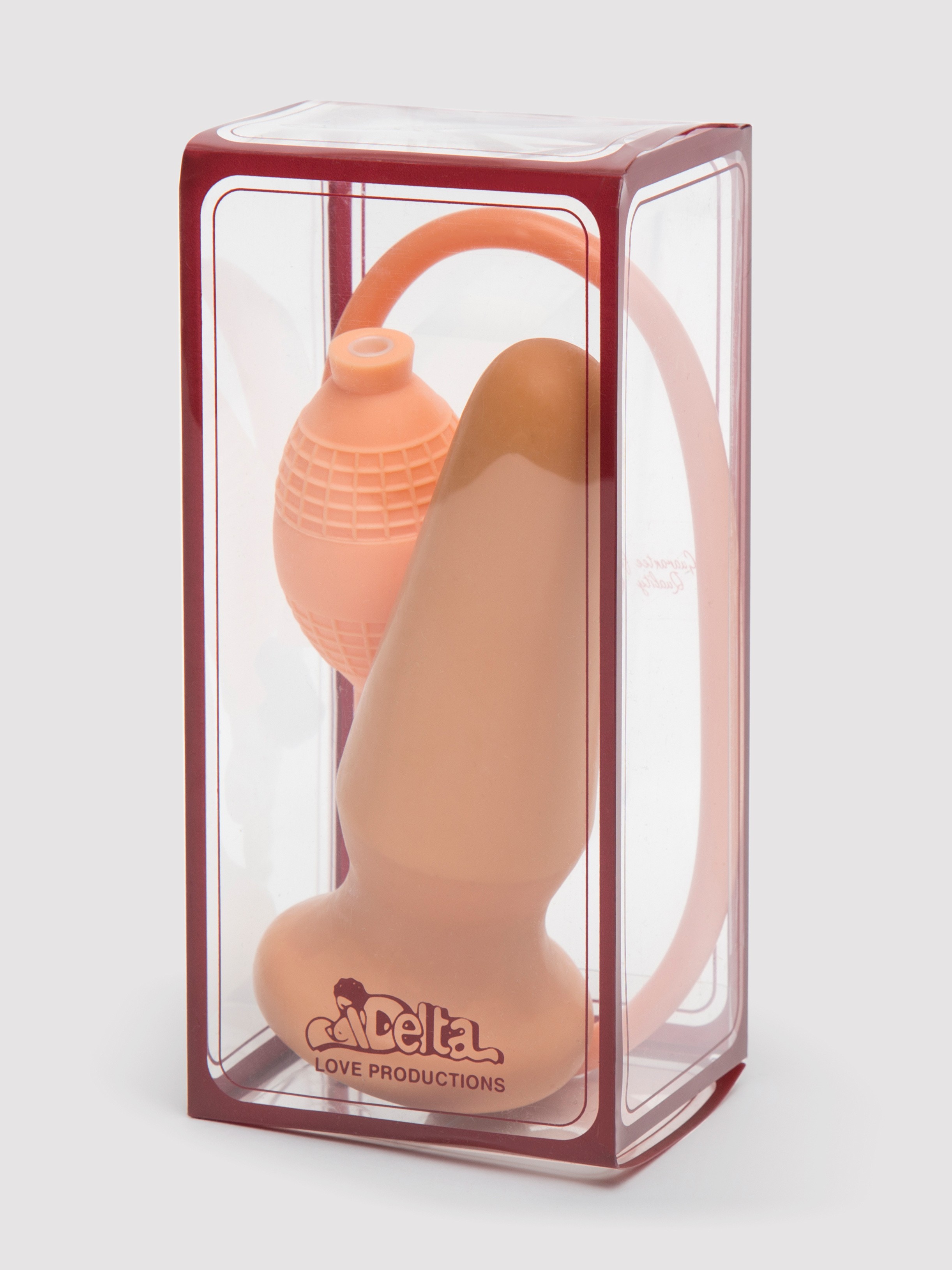 Large Inflatable Butt Plug 5.5 Inch, Flesh Pink, hi-res