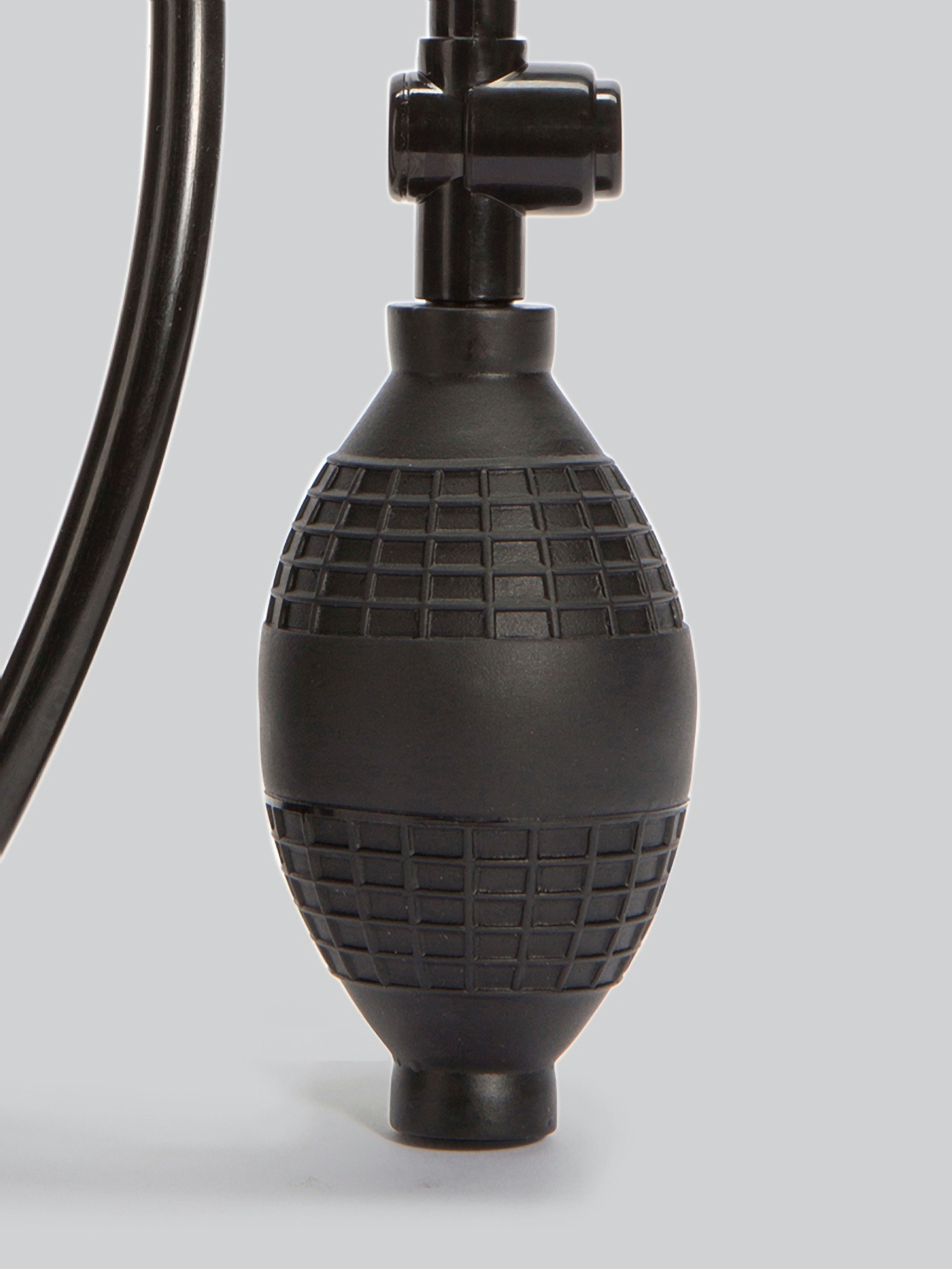 Inflatable Stud Dildo 9.5 Inch, Black, hi-res