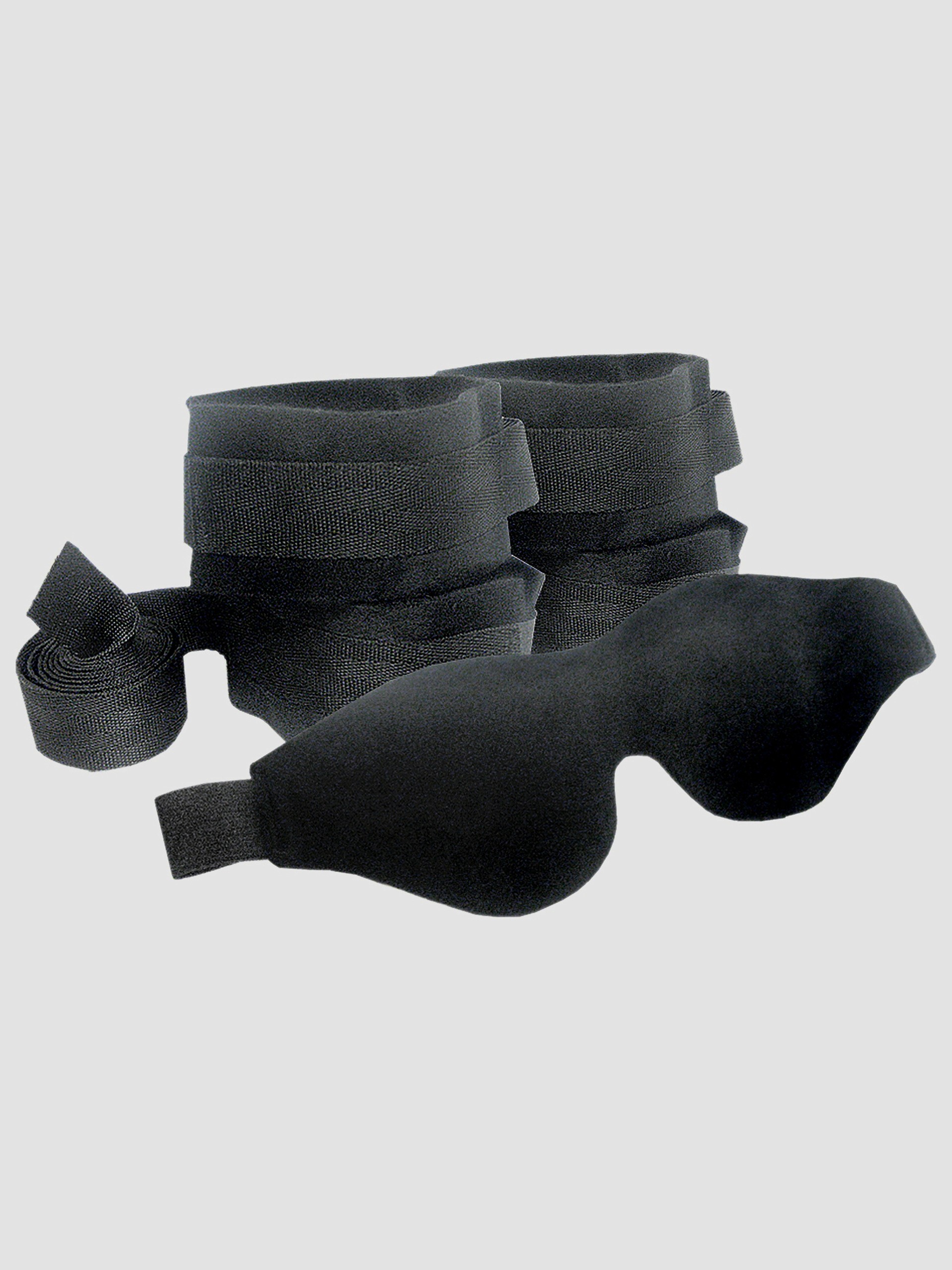 Sportsheets Beginners Bondage Kit (5 Piece), Black, hi-res