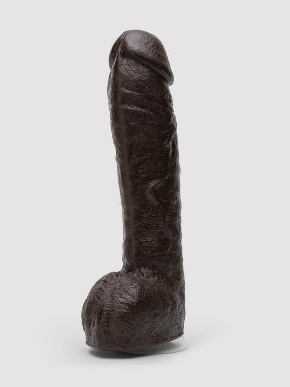 Gran Consolador Realista de 26,5cm Color Negro Bam de Doc Johnson, Natural (marrón), hi-res