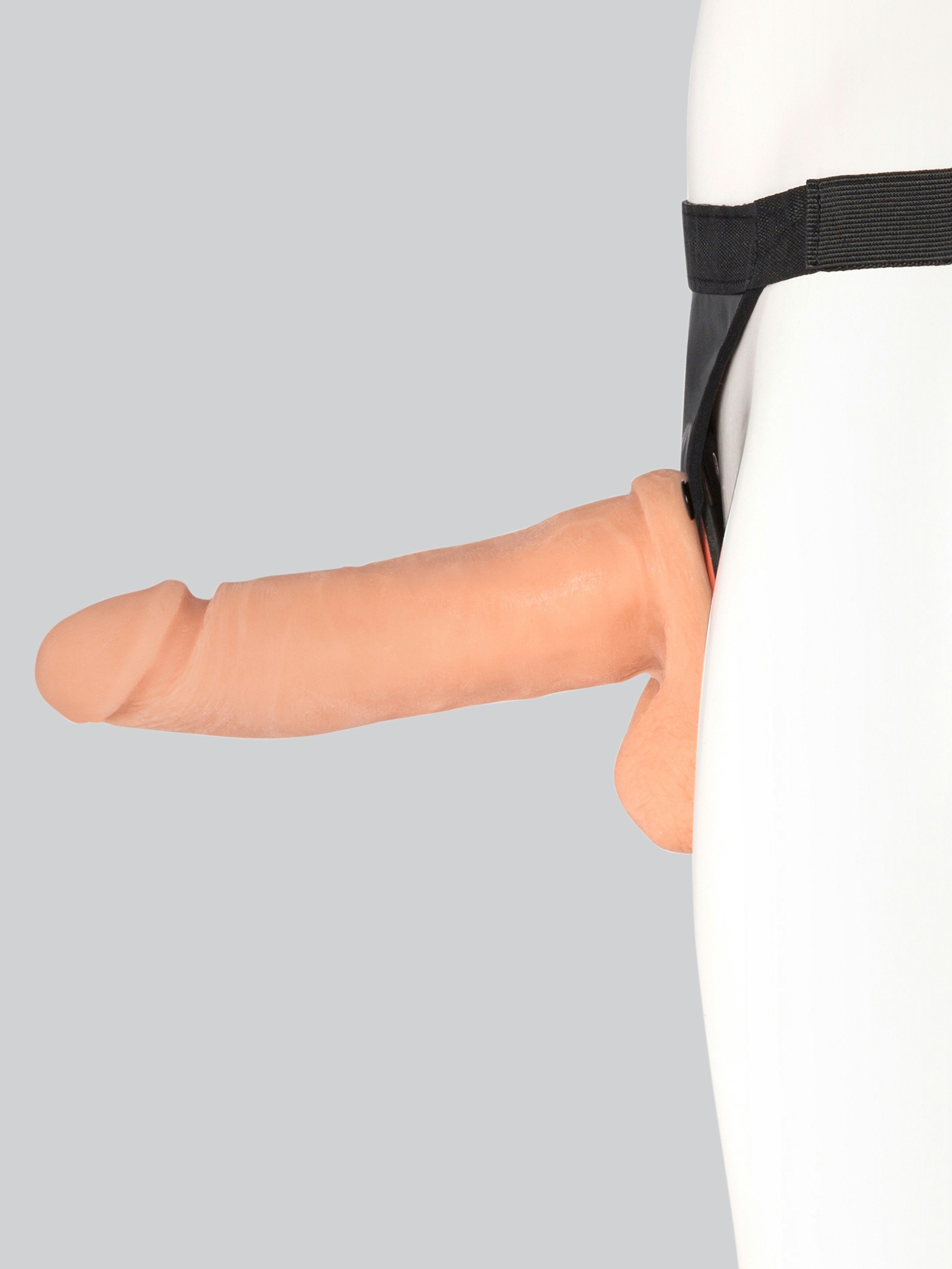 Doc Johnson Vac-U-Lock Ultra Harness Kit with Dual Density 8 Inch Dildo, Flesh Pink, hi-res