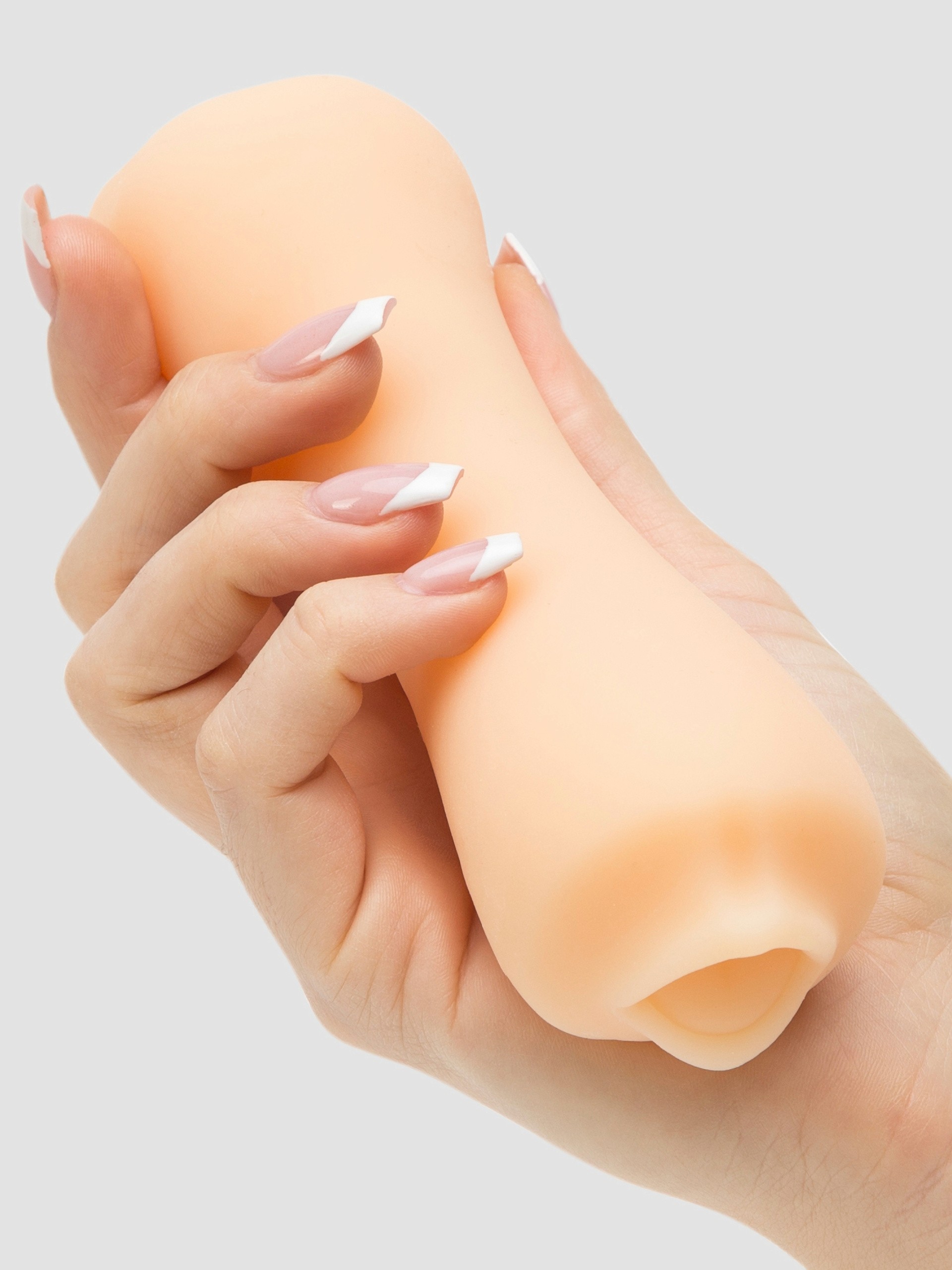 Double Play Mouth and Vagina Masturbator, Flesh Pink, hi-res