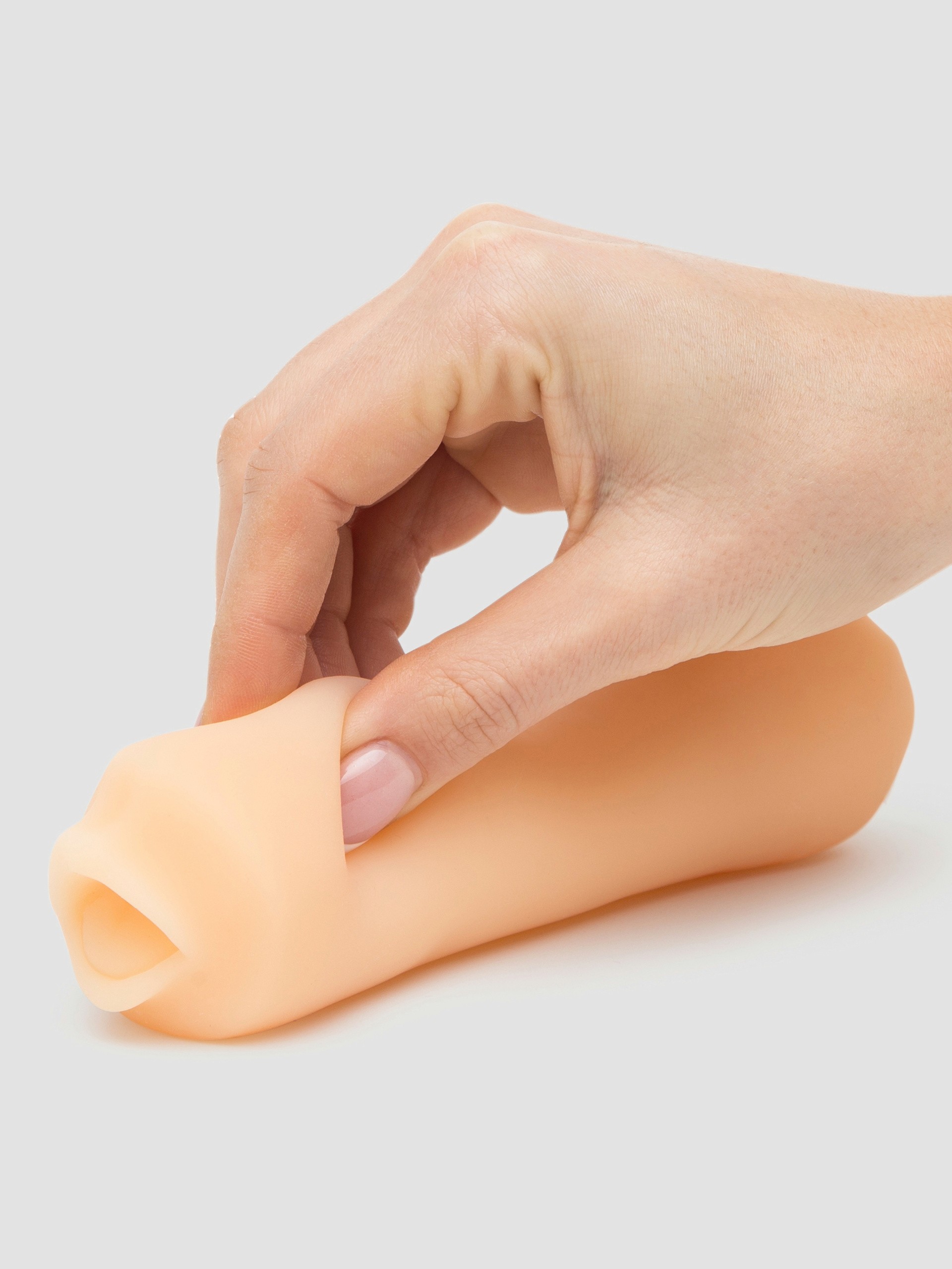Double Play Mouth and Vagina Masturbator, Flesh Pink, hi-res