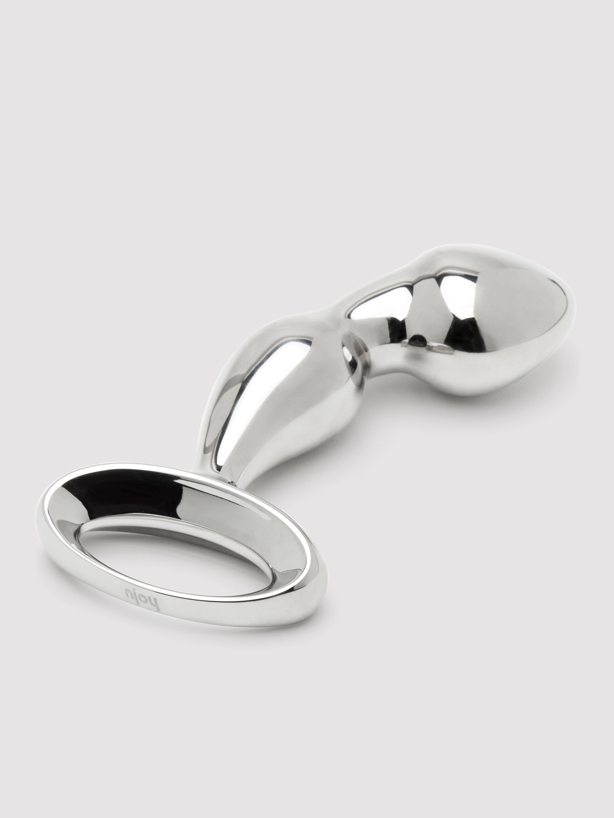 njoy Pure Fun Stainless Steel P-Spot Butt Plug, Silver, hi-res