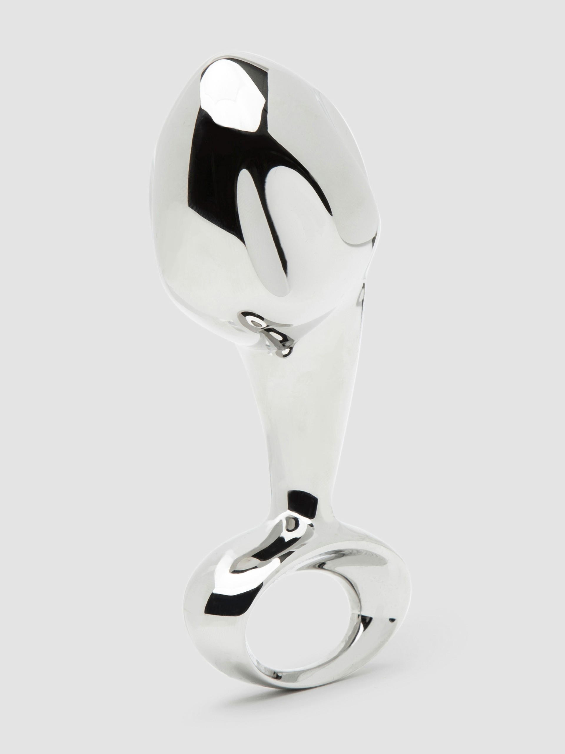 njoy Pure Plug 2.0 Extra Large Stainless Steel Butt Plug 3.5 Inch, Silver, hi-res