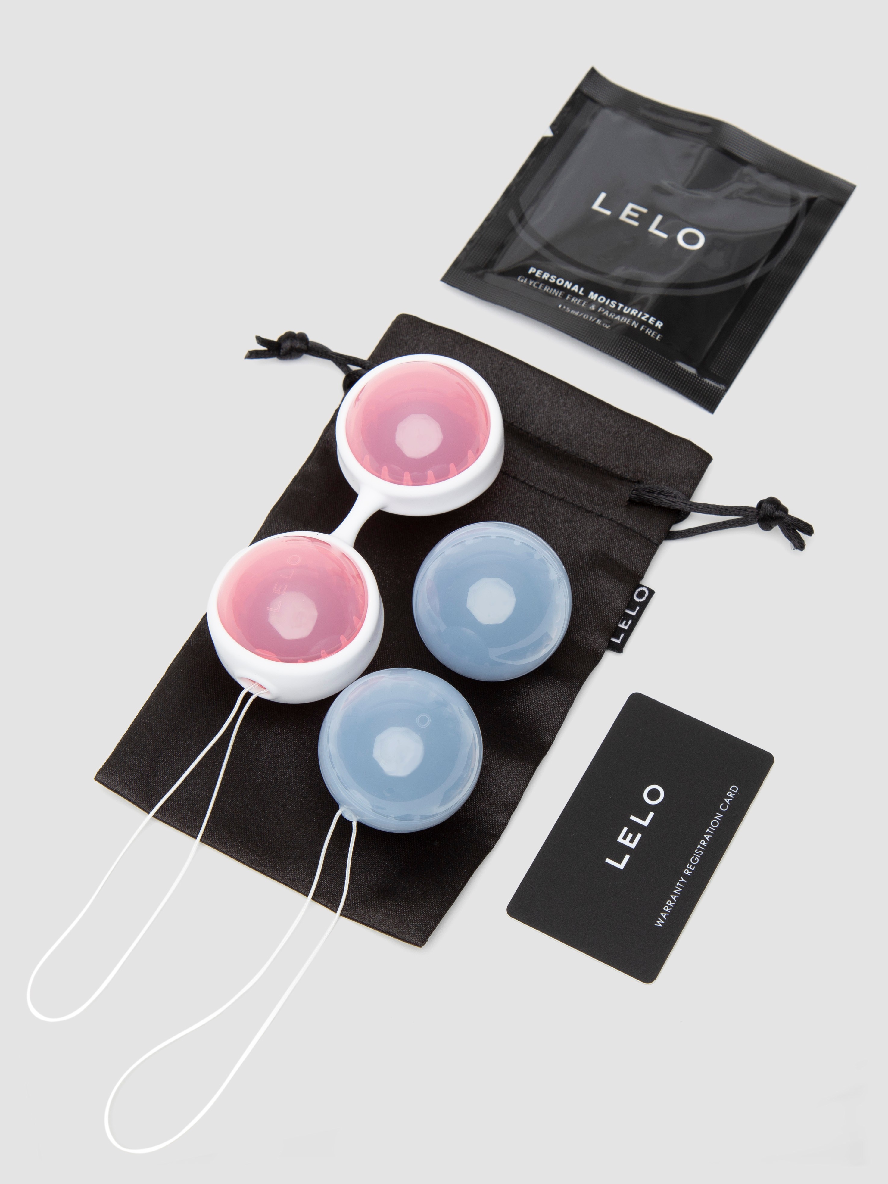 Lelo Luna Pleasure Bead System, White, hi-res