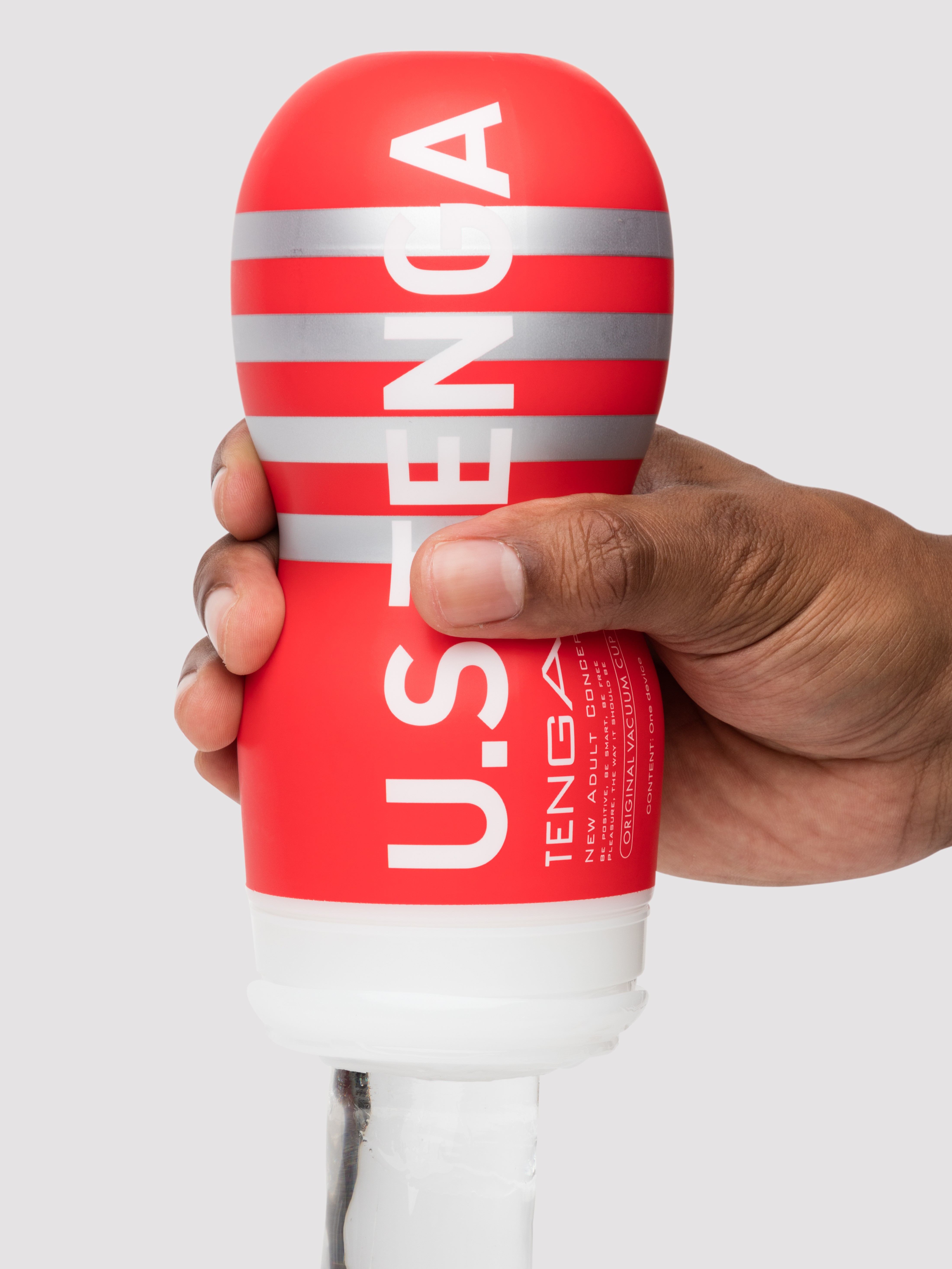 TENGA Ultra Size Edition Deep Throat Onacup, Clear, hi-res