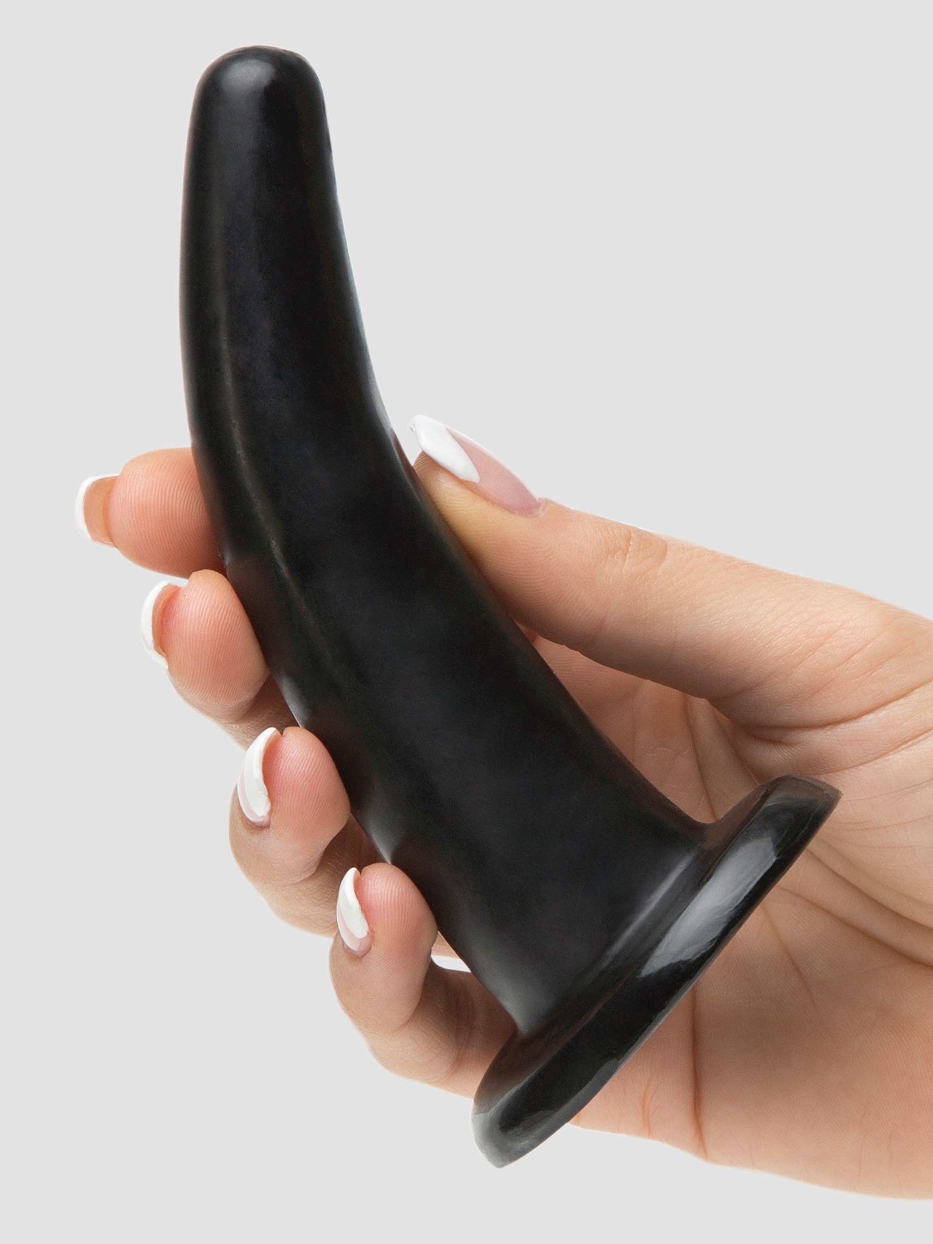Fetish Fantasy Beginner's Vibrating Strap-On 4.5 Inch Dildo, Purple, hi-res