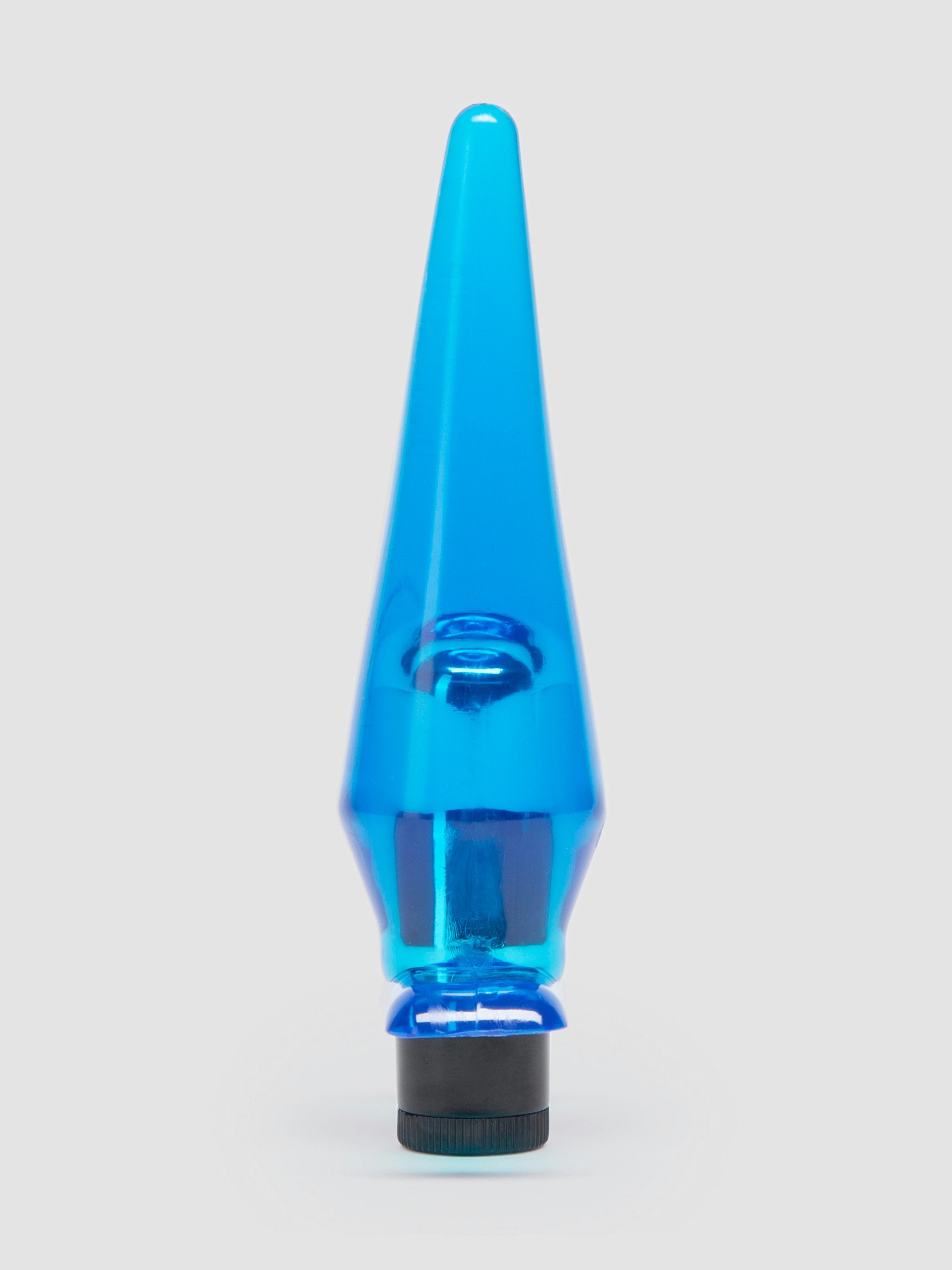 BASICS Vibrating Butt Plug 3.5 Inch, Blue, hi-res