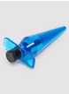 BASICS Vibrating Butt Plug 3.5 Inch, Blue, hi-res