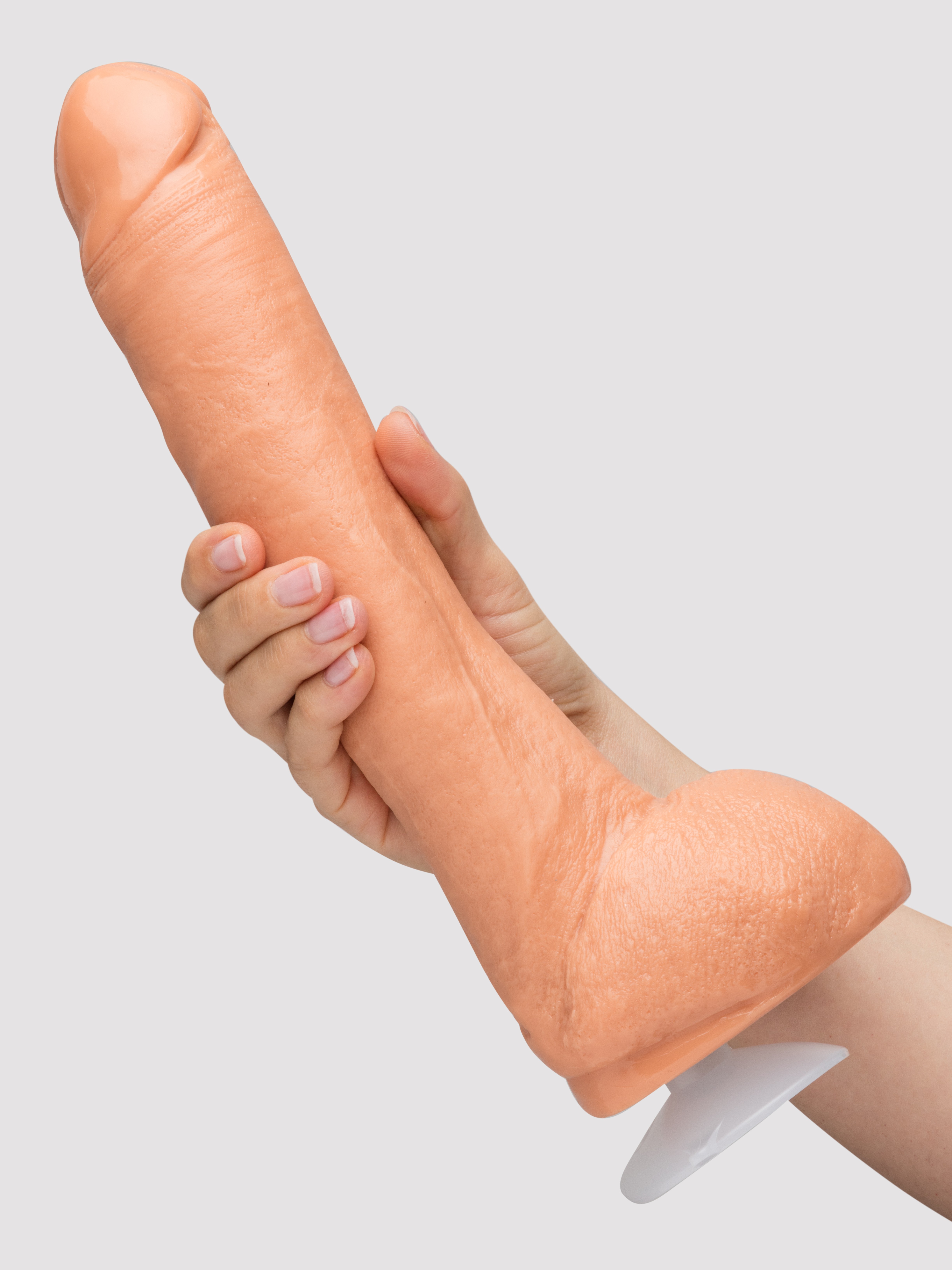 Doc Johnson Kevin Dean Realistic Vac-U-Lock Dildo 12 Inch, Flesh Pink, hi-res