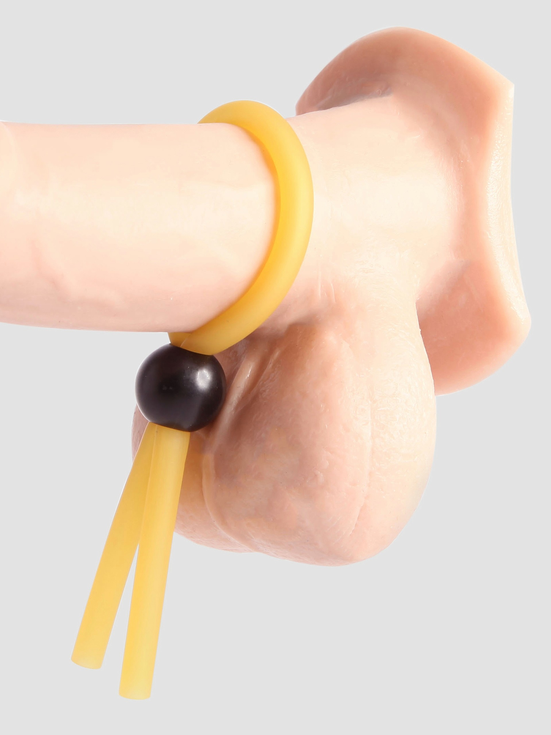 Dr Joel Kaplan Adjustable Cock Ring, Yellow, hi-res