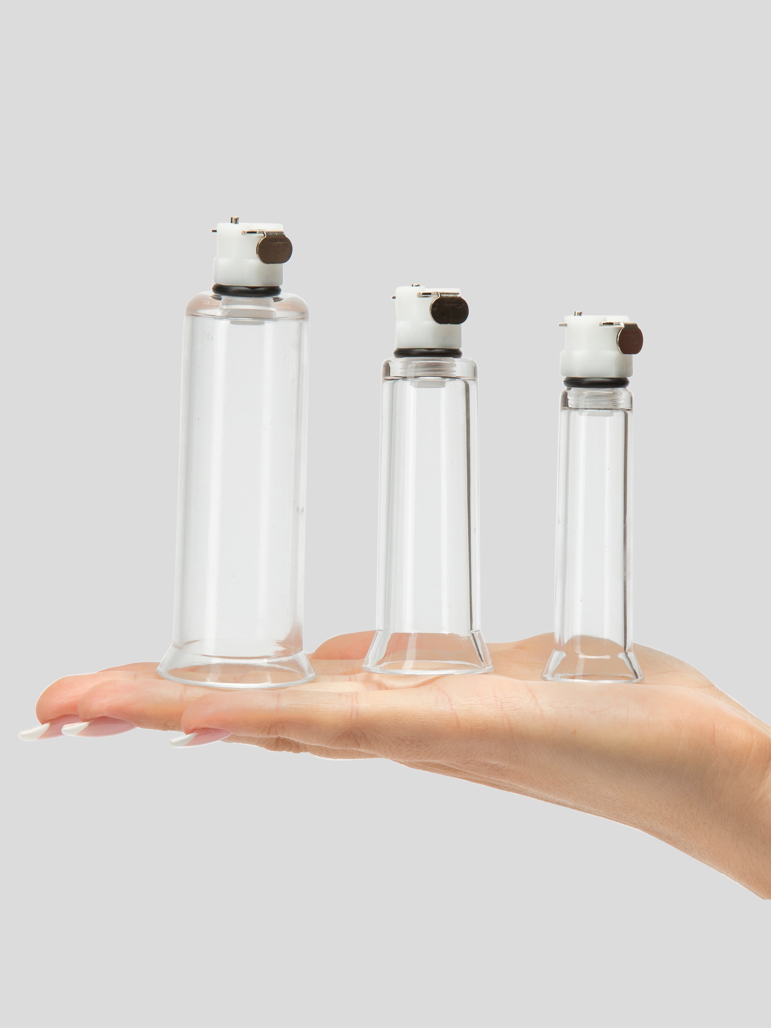 Size Matters Magnum Clitoris Pump Excitement System, Clear, hi-res