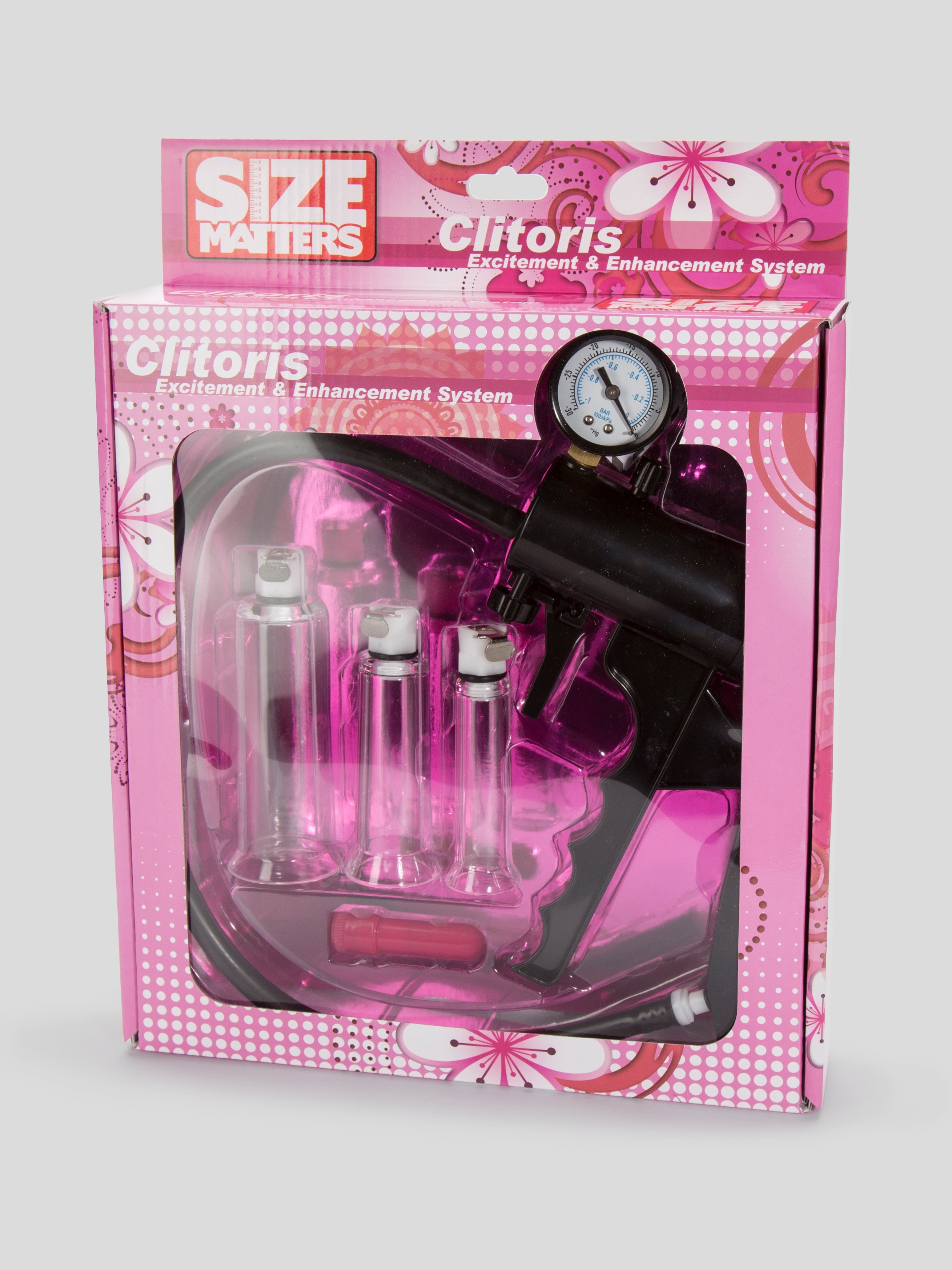 Size Matters Magnum Clitoris Pump Excitement System, Clear, hi-res