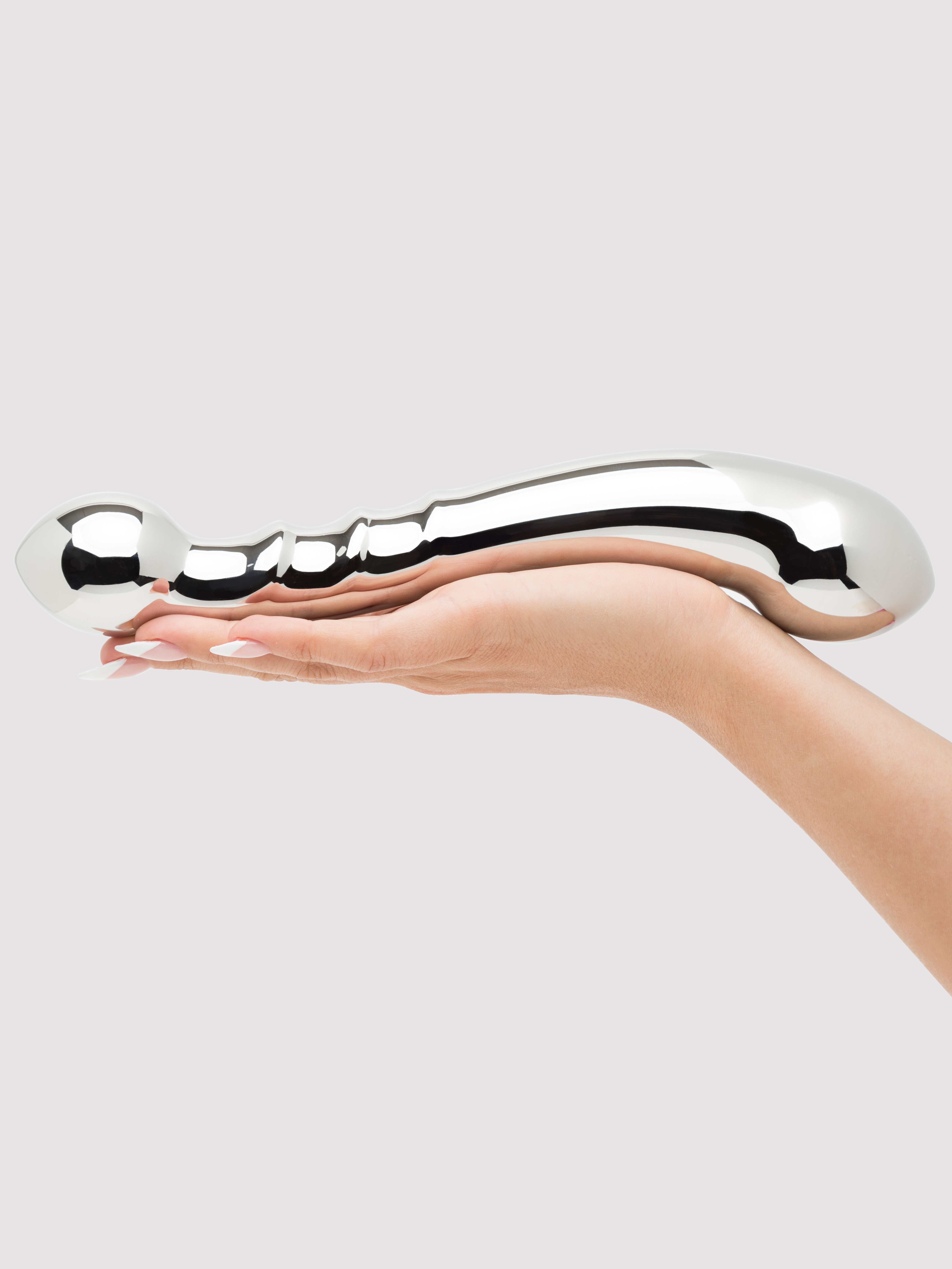 njoy Eleven Extra Large Stainless Steel Dildo, Silver, hi-res