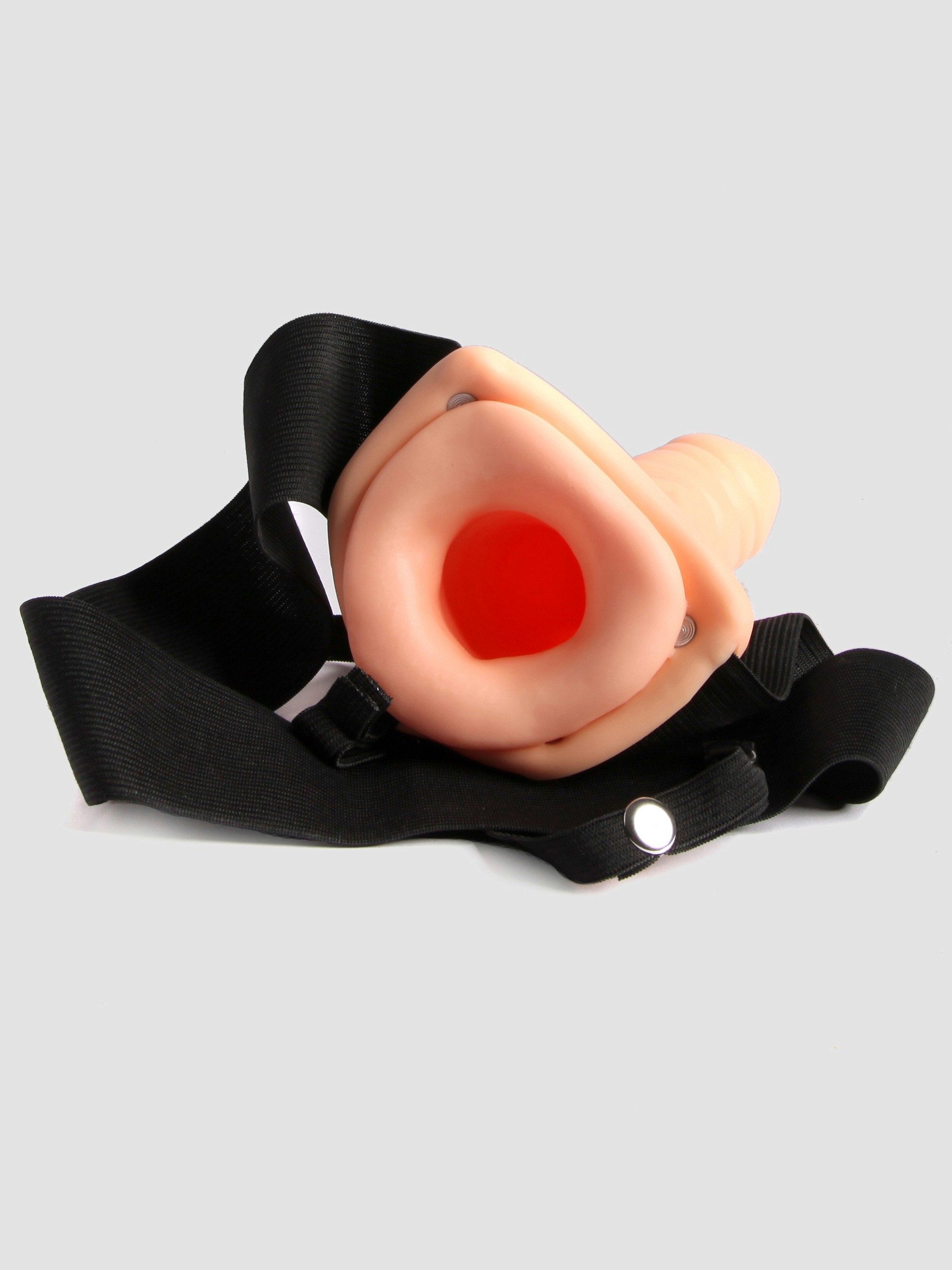 Fetish Fantasy Unisex Hard-On Hollow Extender 6 Inch, Flesh Pink, hi-res