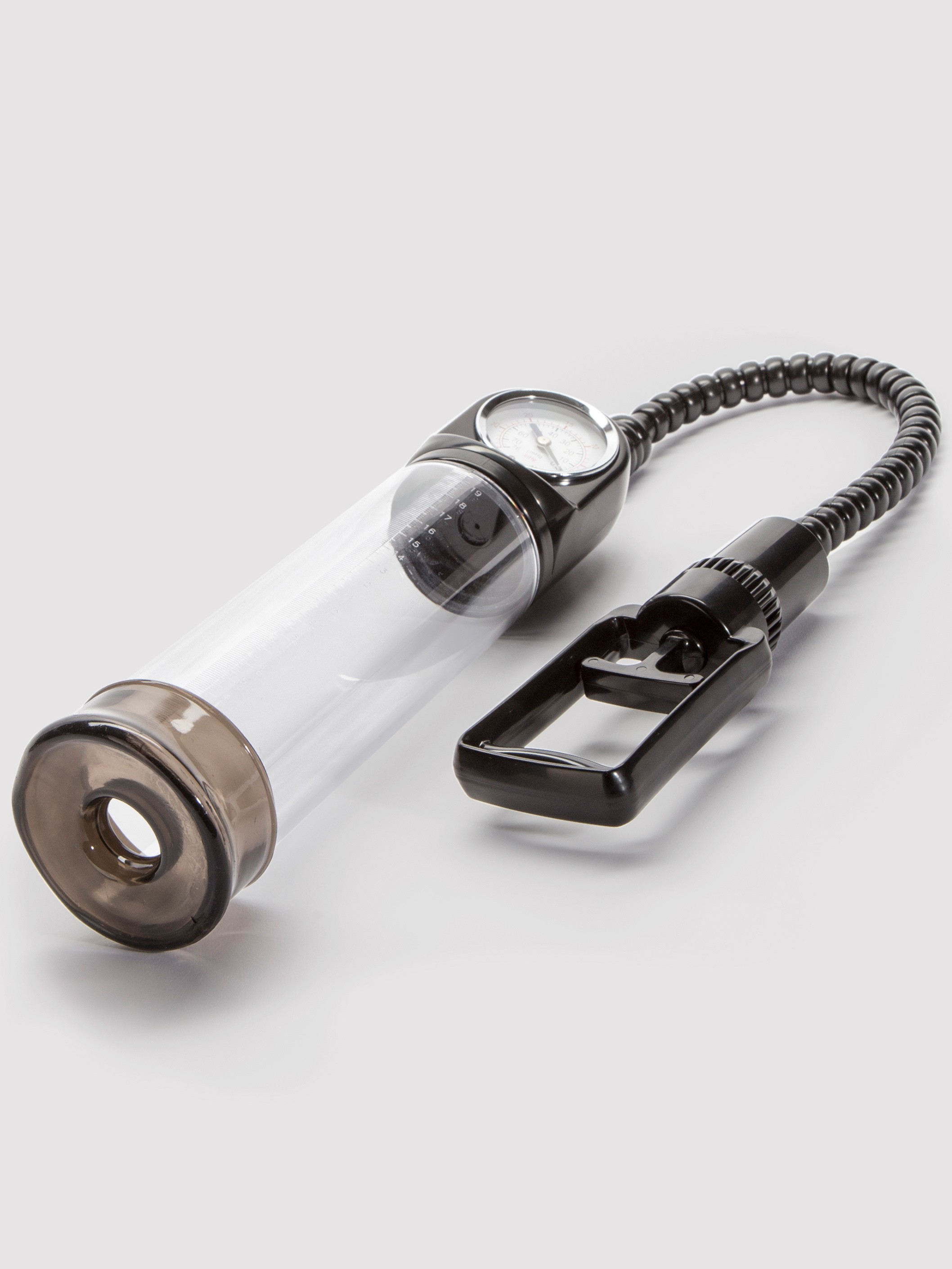 Master Gauge Trigger Controlled Penis Pump, Black, hi-res