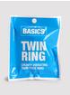BASICS Vibrating Twin Cock Ring, Blue, hi-res