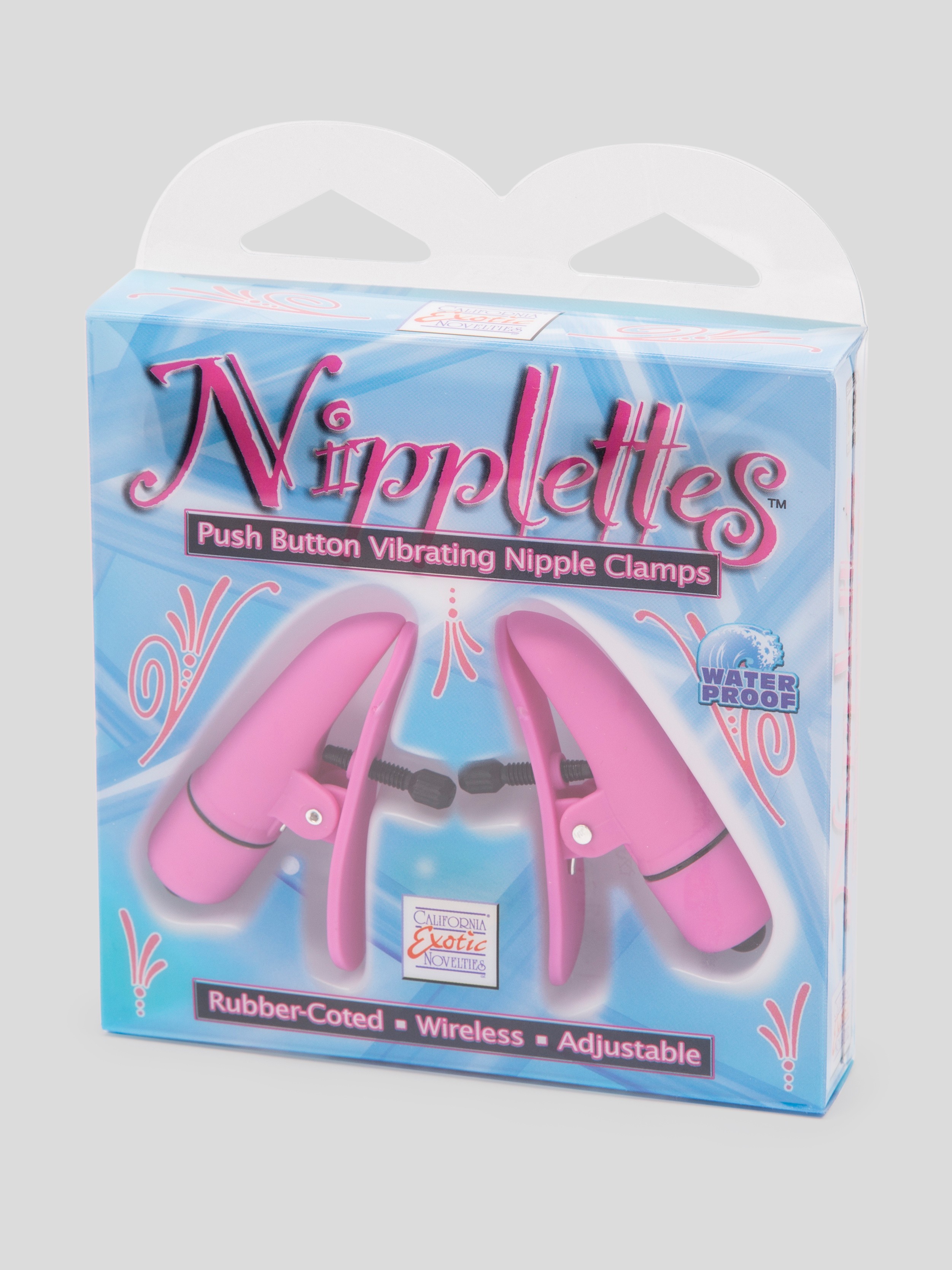 Nipplettes Rechargeable Nipple Clamps, Pink, hi-res