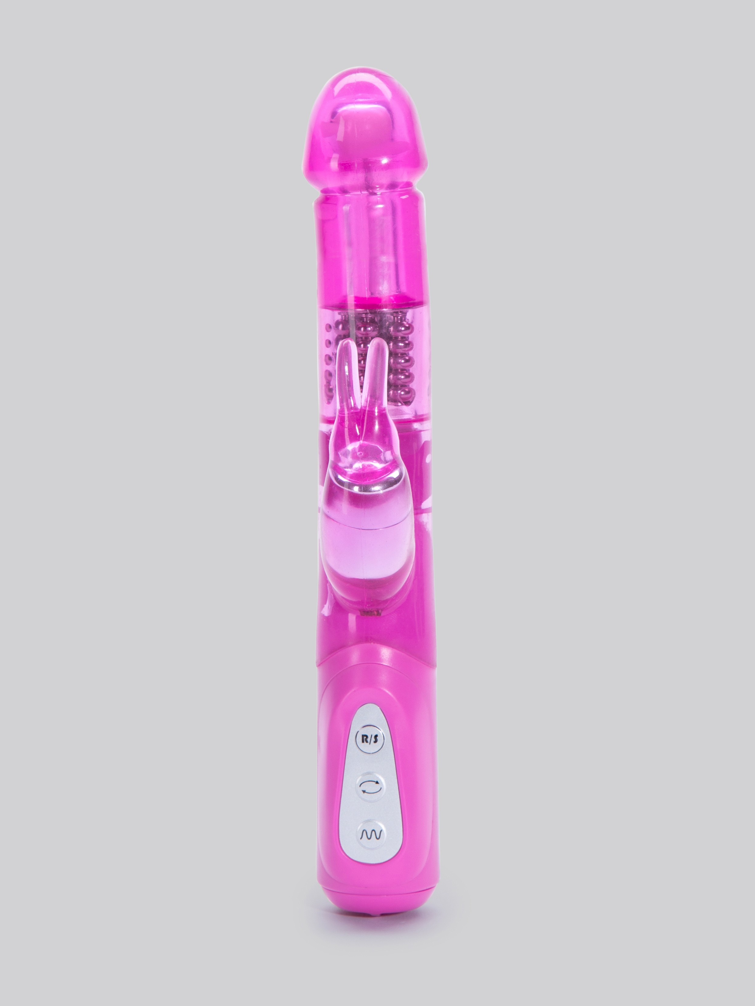 Lovehoney Jessica Rabbit 10 Function Slimline Rabbit Vibrator, Pink, hi-res