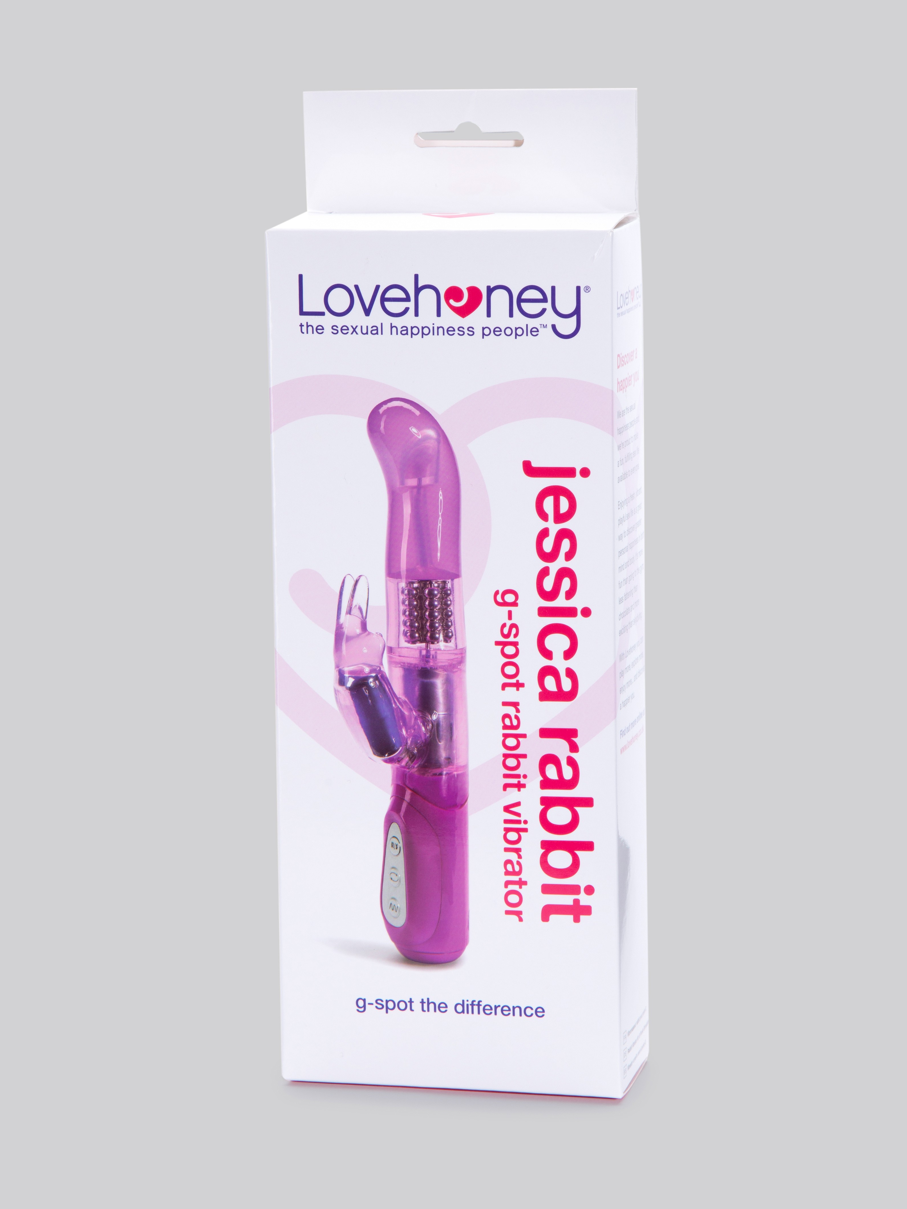 Lovehoney Jessica Rabbit 10 Function G-Spot Rabbit Vibrator, Pink, hi-res