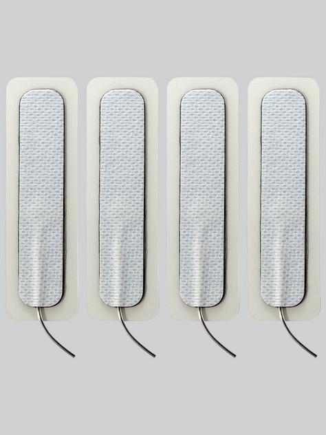 ElectraStim Uni-Polar Lange ElectraPads (4er-Packung), Weiß, hi-res