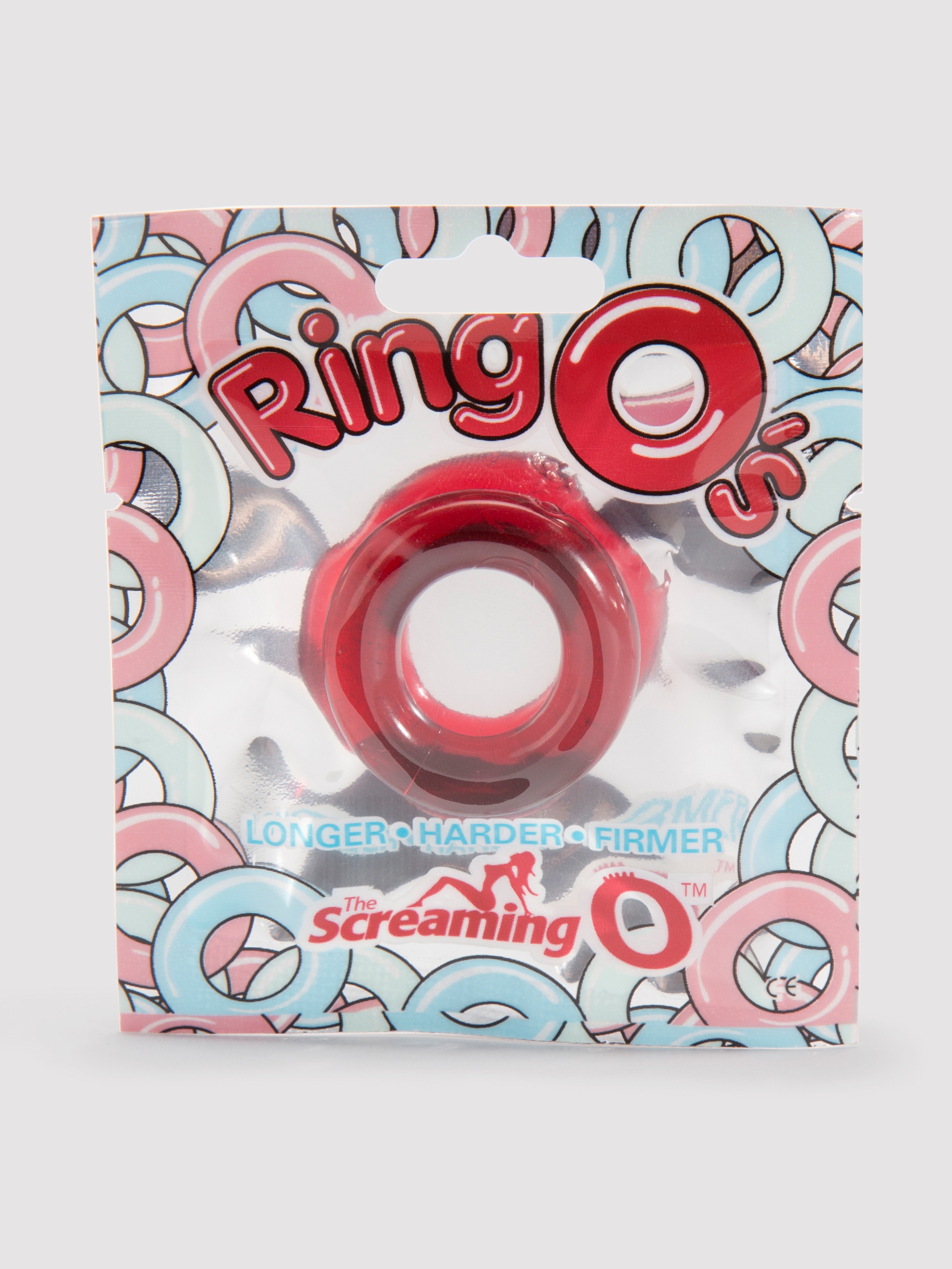 Screaming O RingO Stretchy Cock Ring, Clear, hi-res