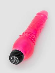 BASICS Realistic Dildo Vibrator 6 Inch, Pink, hi-res