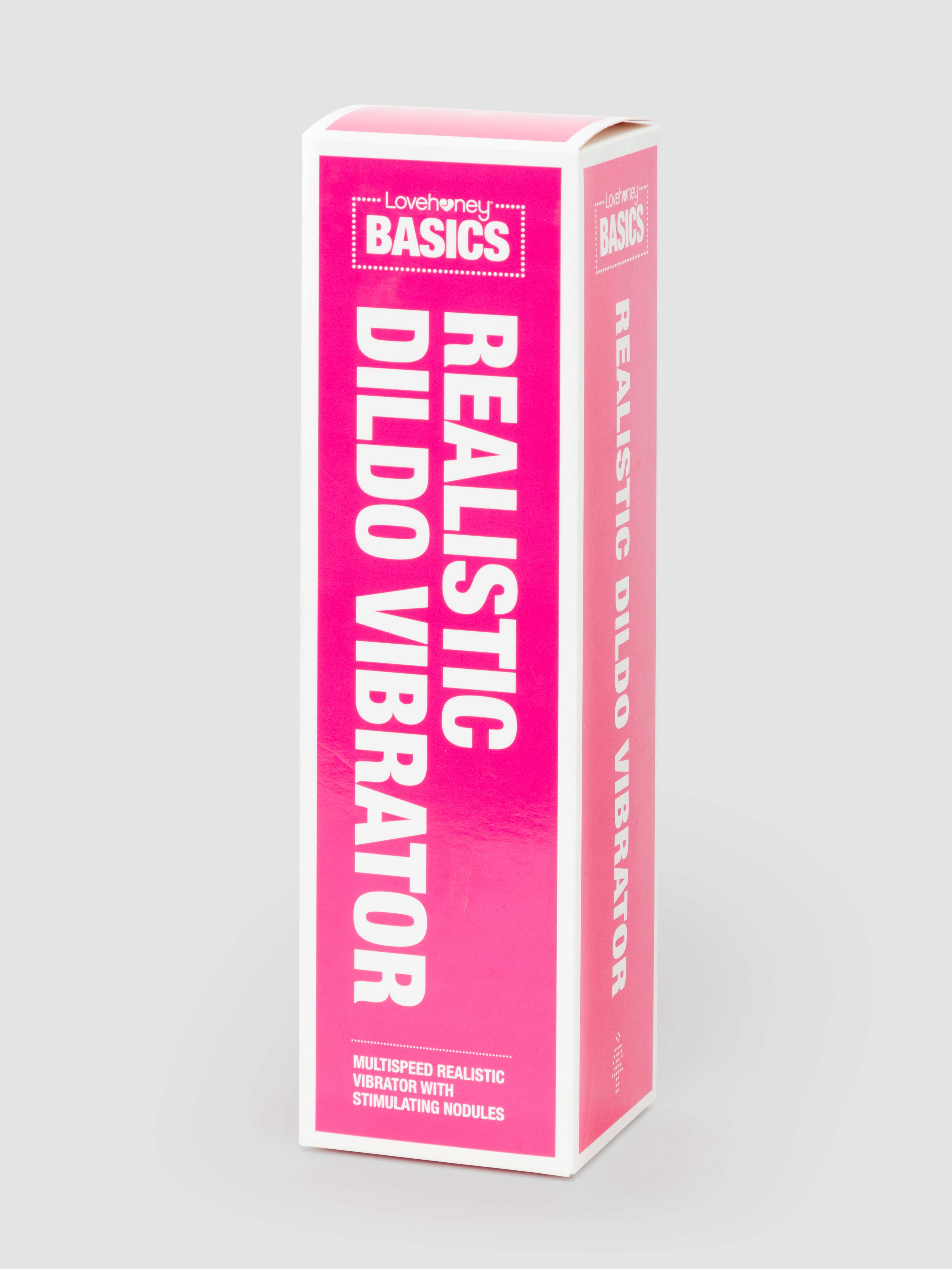 BASICS Realistic Dildo Vibrator 6 Inch, Pink, hi-res