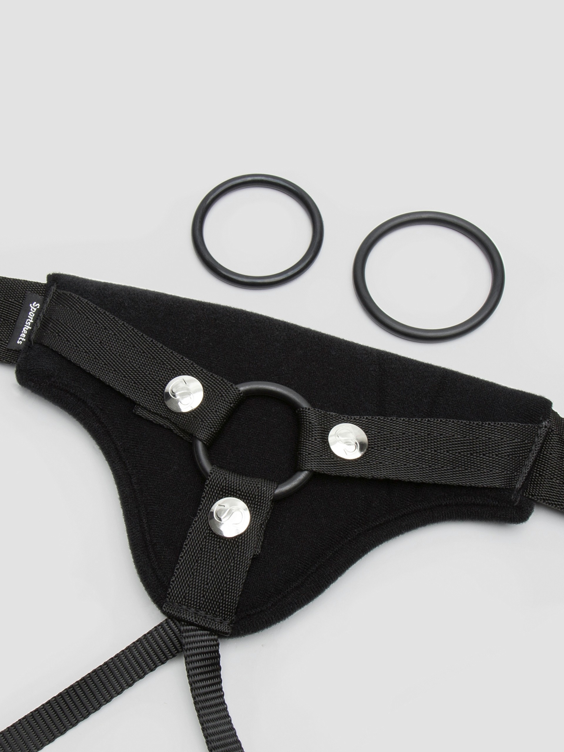 Sportsheets Sedeux Divine Fully Adjustable Extra Comfort Harness, Black, hi-res