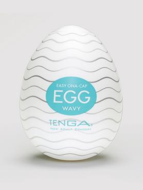TENGA Egg Wavy Textured Male Masturbator