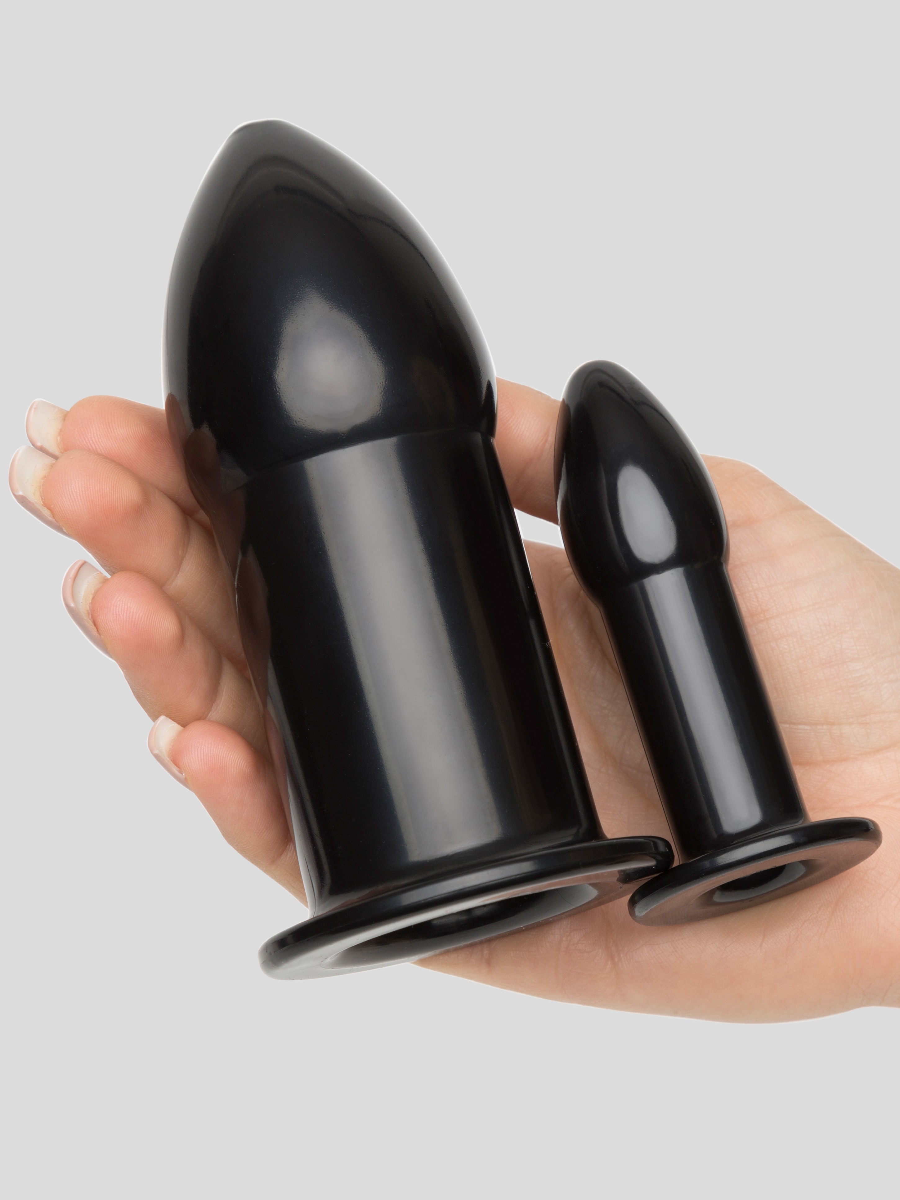 Size Matters Magnum Ease-In Anal Dilator Kit, Black, hi-res