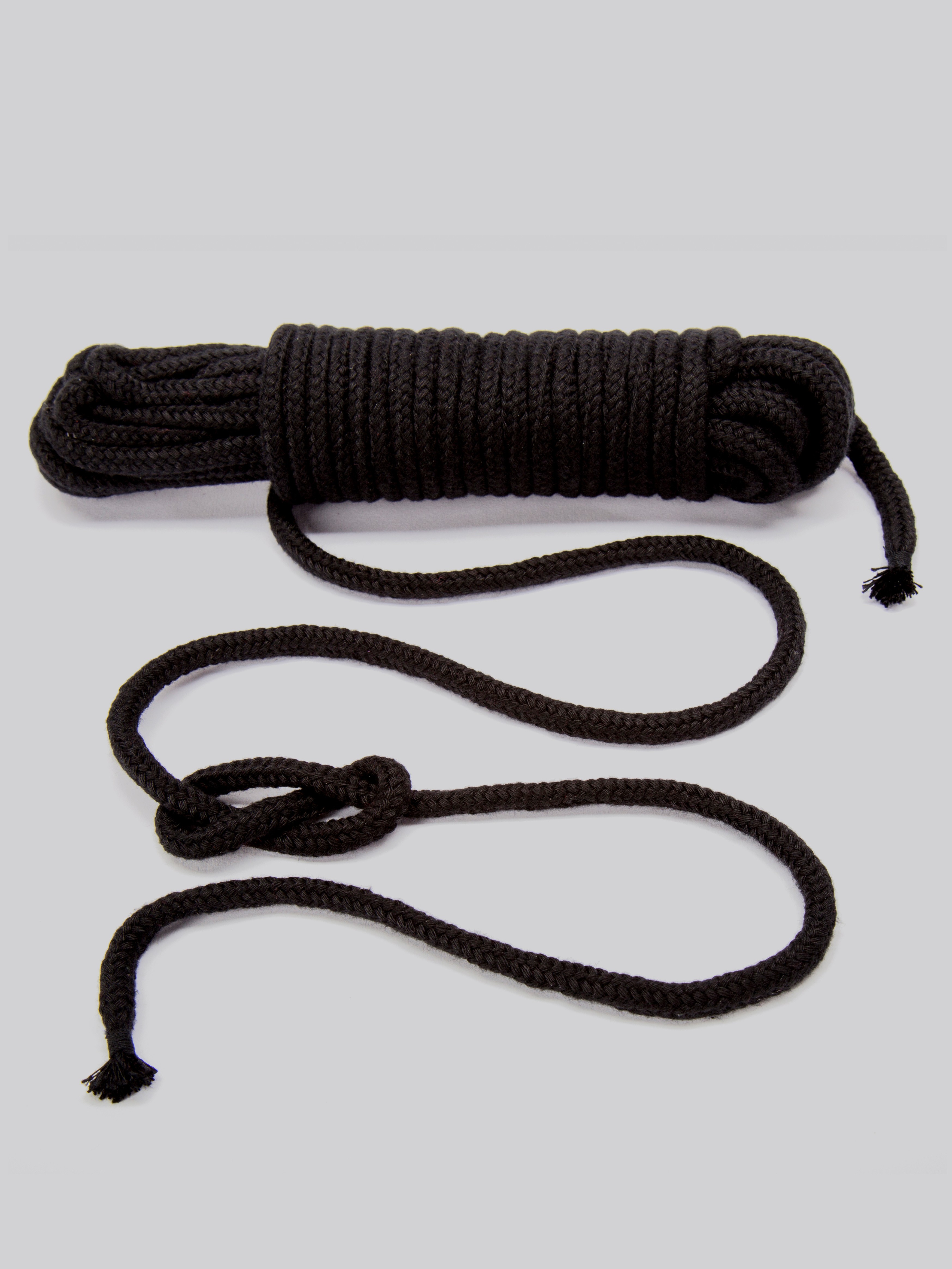 Bondage Boutique Soft Bondage Rope 10 Metre, Black, hi-res