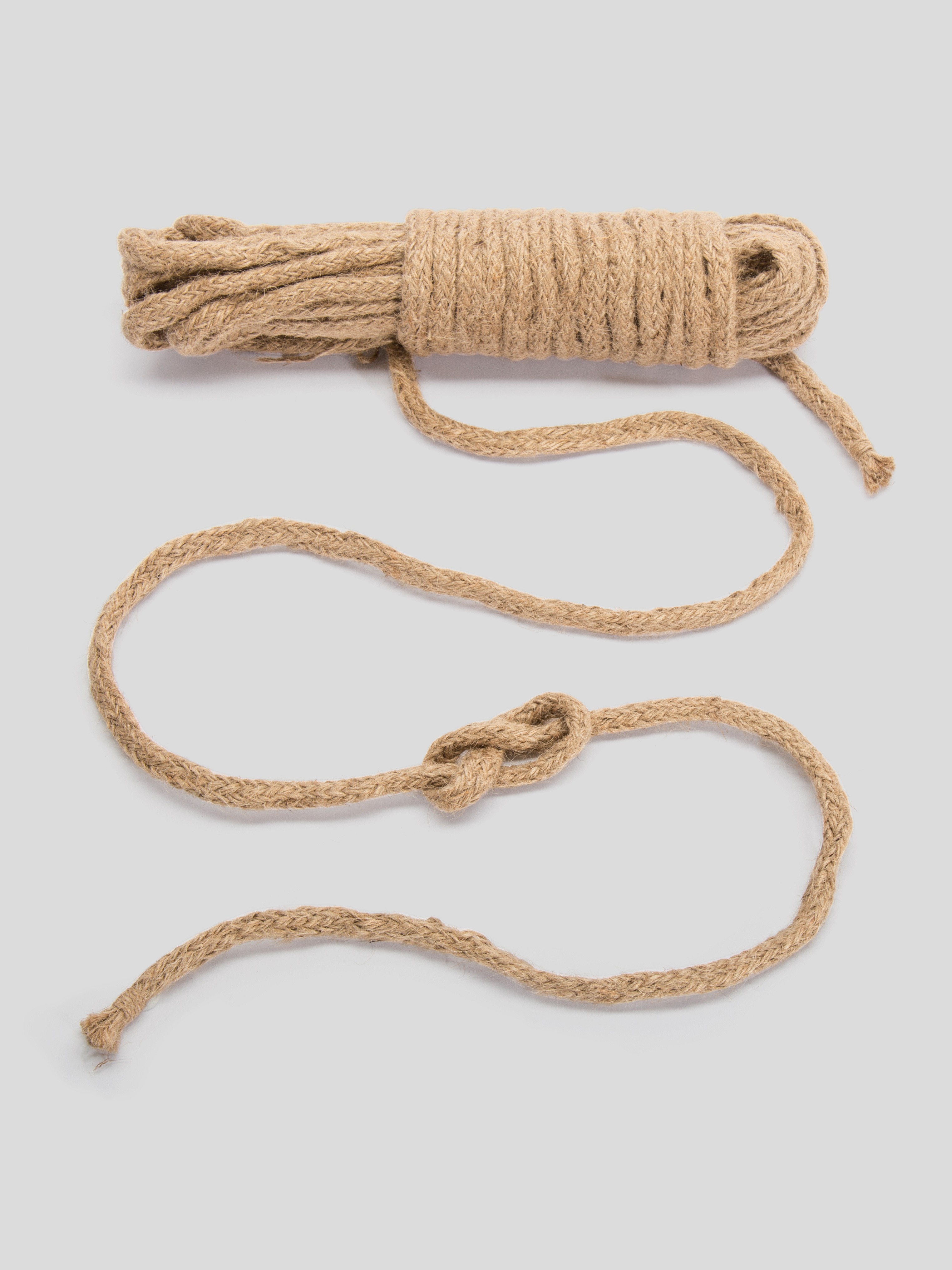 Bondage Boutique White Hemp Bondage Rope 10 Metre, Brown, hi-res