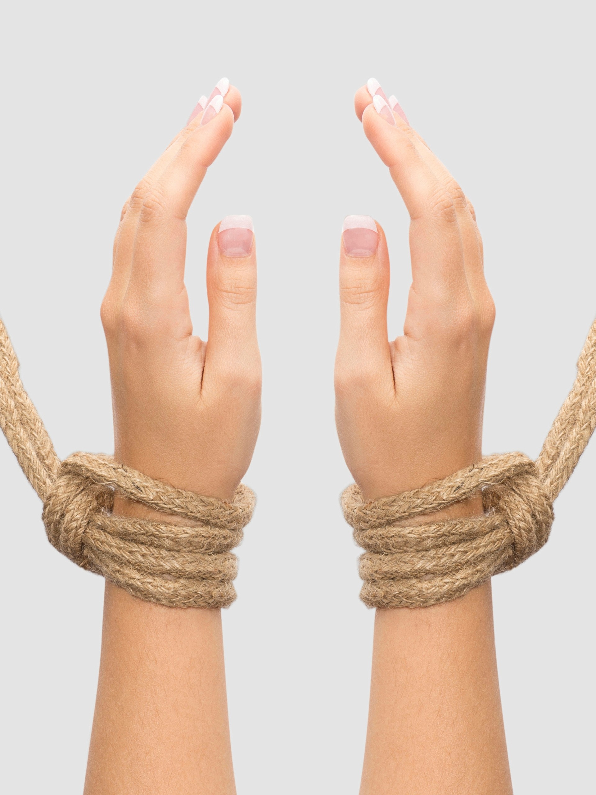 Bondage Boutique White Hemp Bondage Rope 10 Metre, Brown, hi-res