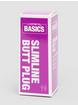 BASICS Slimline Butt Plug, Purple, hi-res