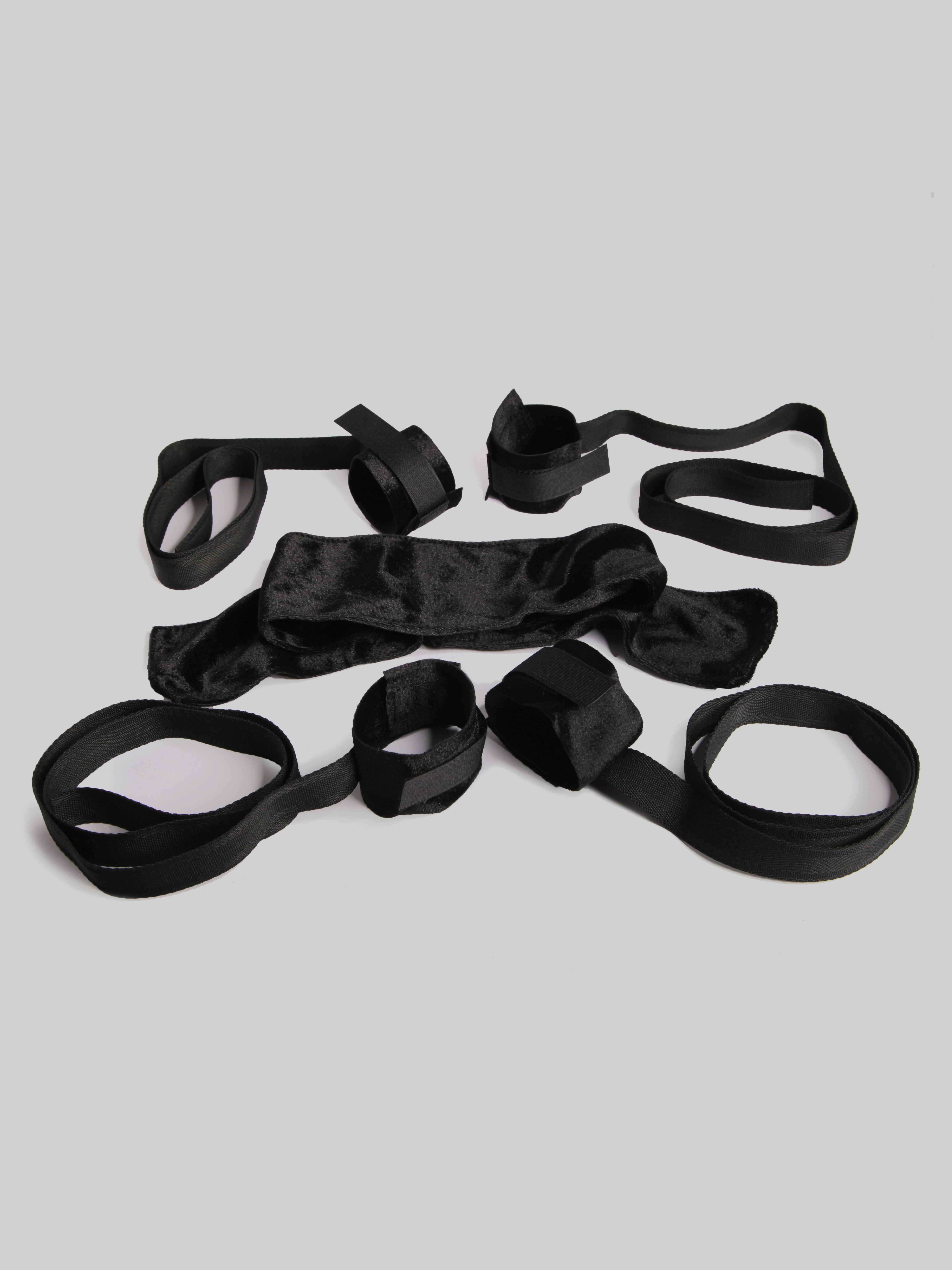 Tracey Cox Supersex Beginner's Bondage Kit (5 Piece), Black, hi-res