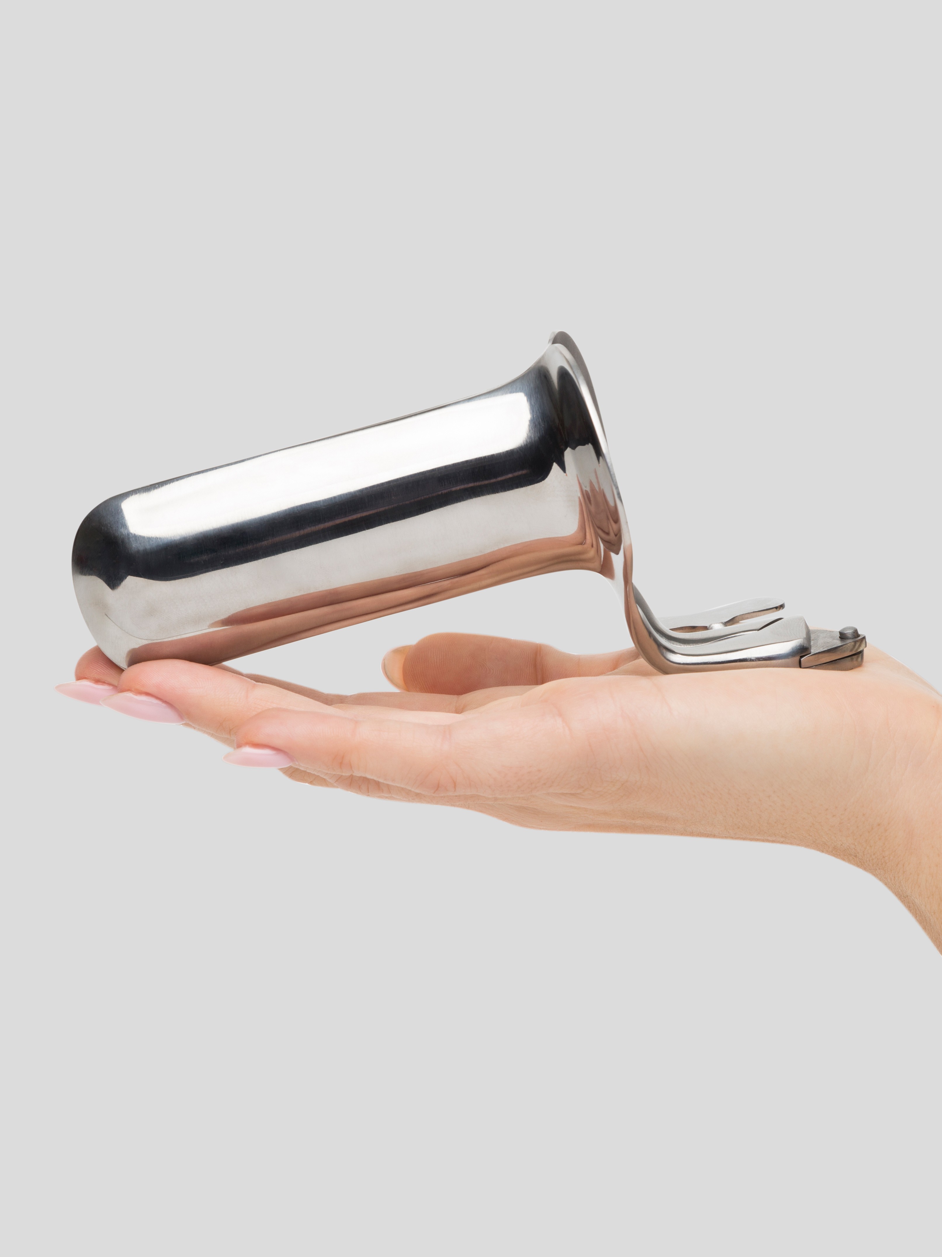 Smooth Steel Speculum, Silver, hi-res