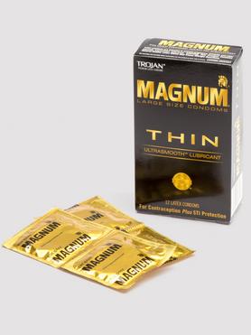 Trojan Magnum Large Ultra Thin Latex Condoms (12 Count)