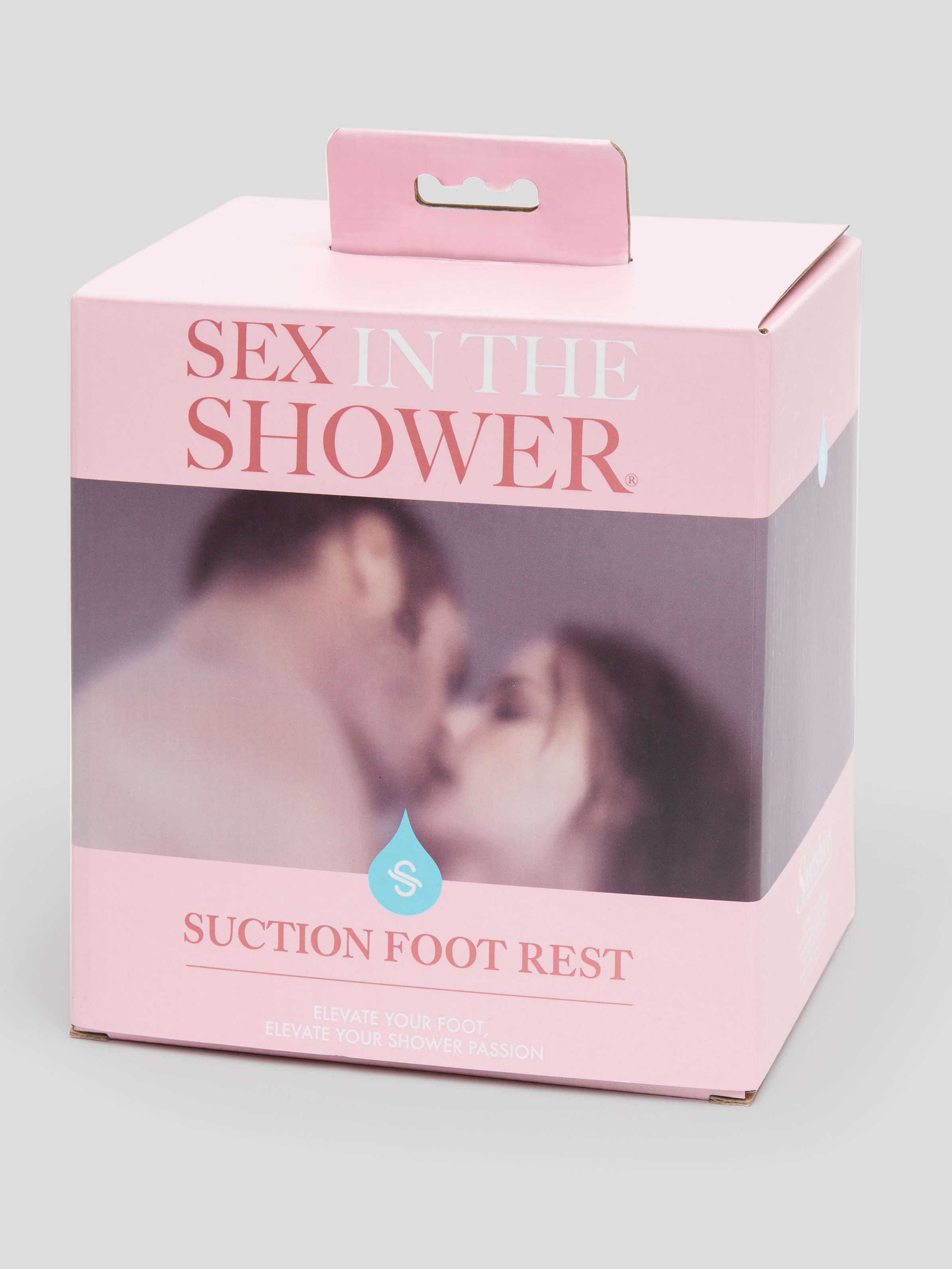 Sex in the Shower Single Locking Suction Foot Rest, White, hi-res