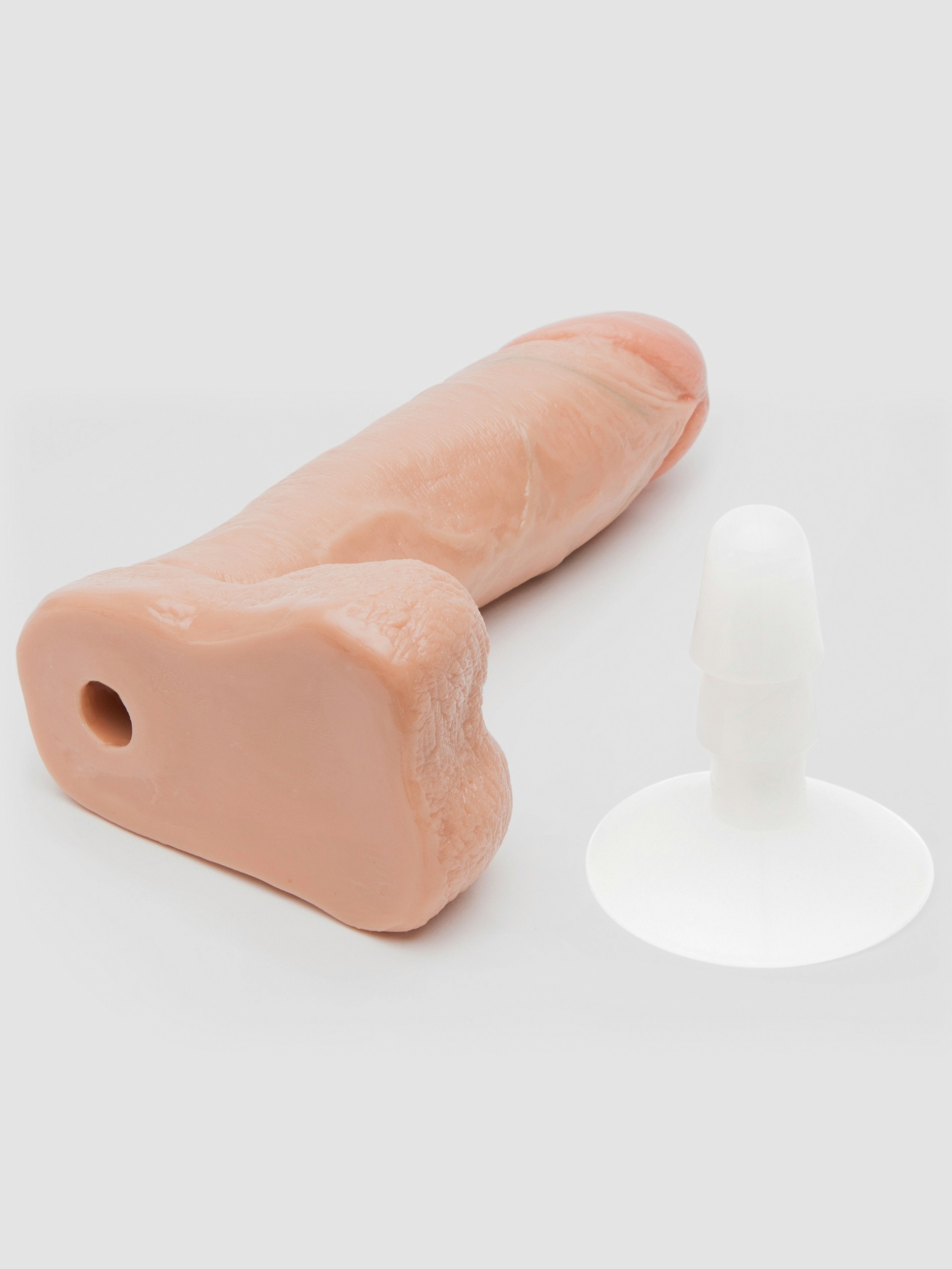Doc Johnson Vac-U-Lock Realistic Dildo 8 Inch, Flesh Pink, hi-res