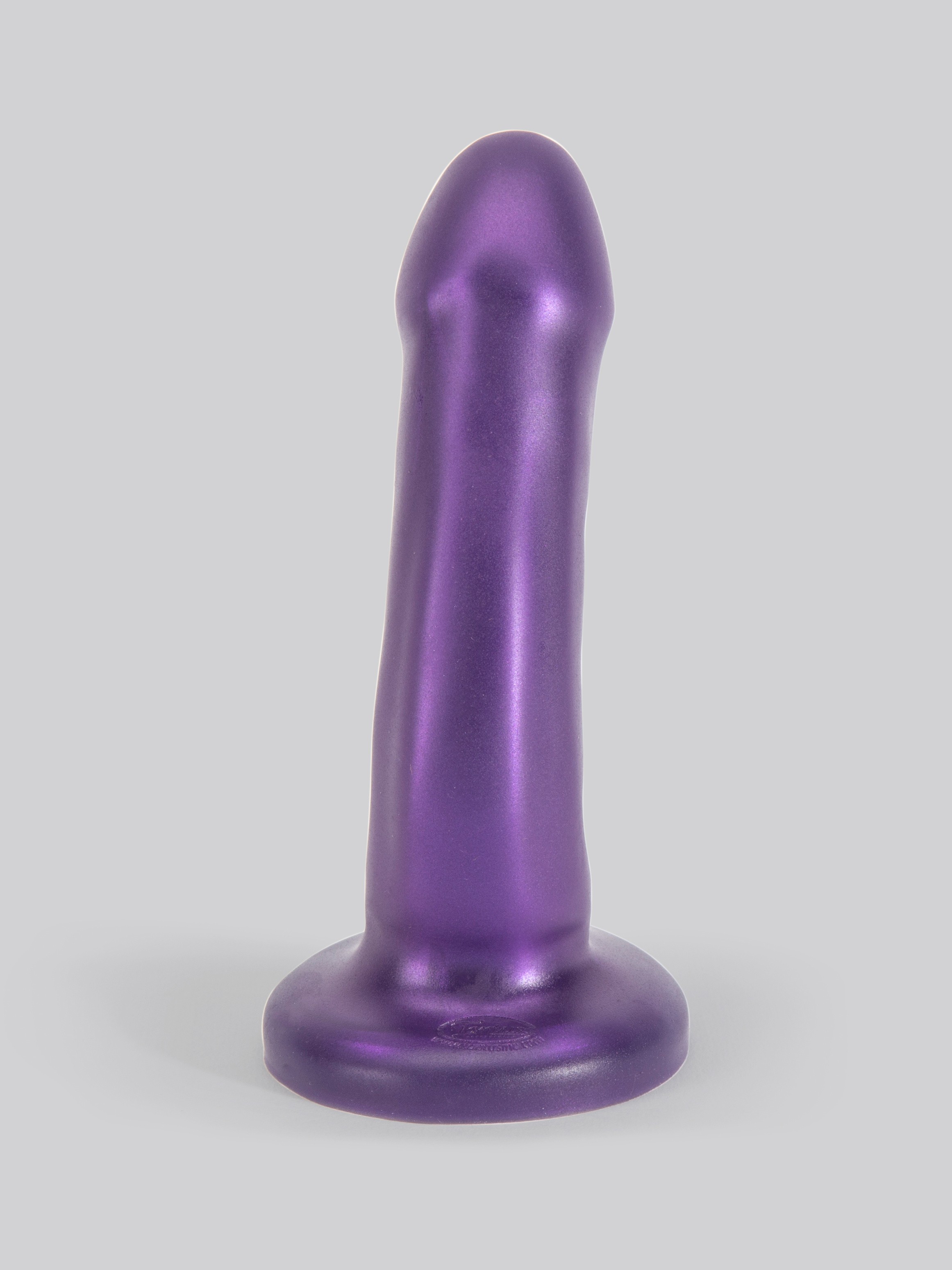 Tantus Curve Silicone Dildo 6.5 Inch, Purple, hi-res