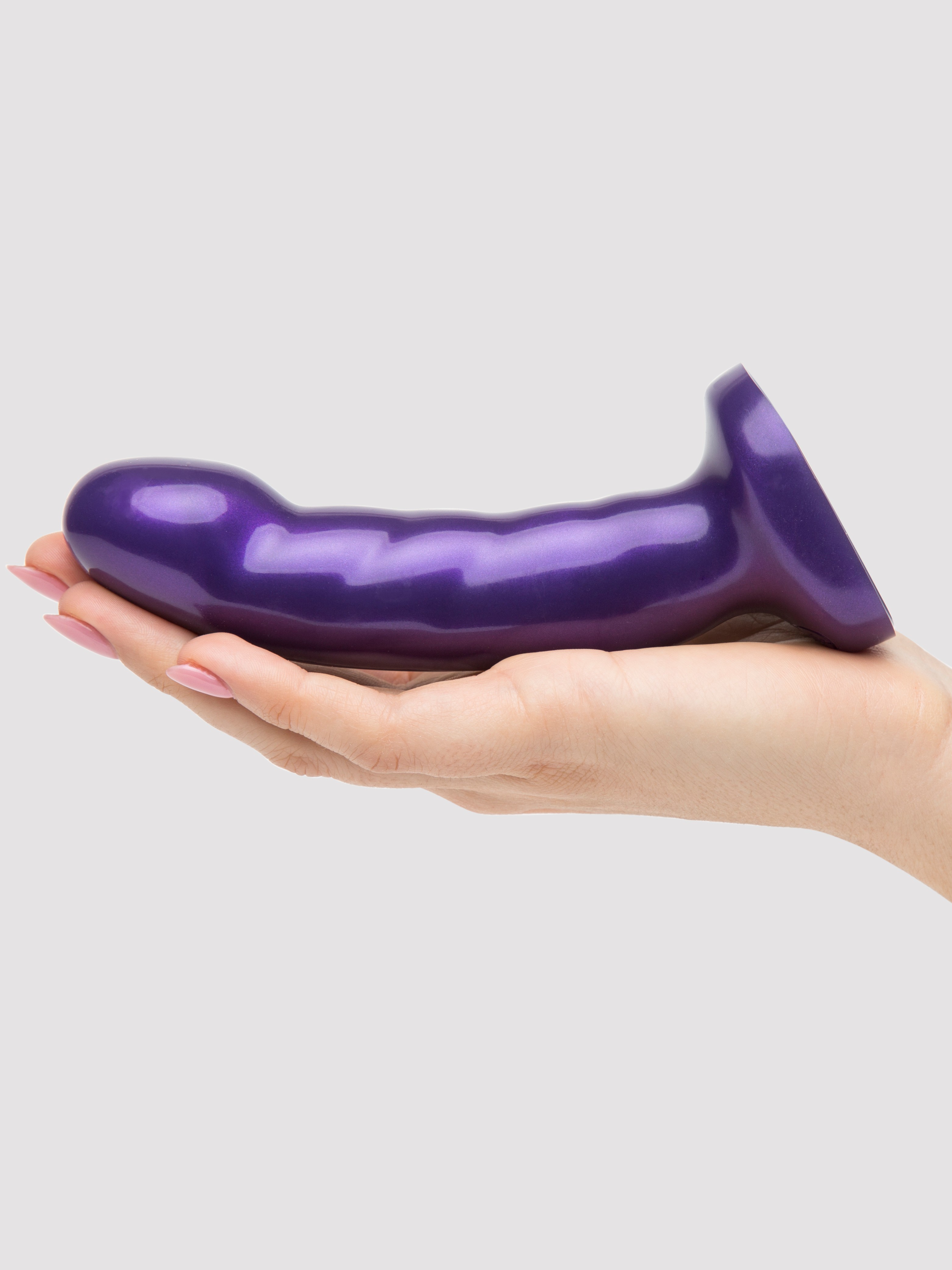 Tantus Acute Premium Silicone Dildo 6 Inch, Purple, hi-res