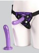 Tantus Intermediate Unisex Vibrating Strap-On Harness Kit (6 Piece), Purple, hi-res