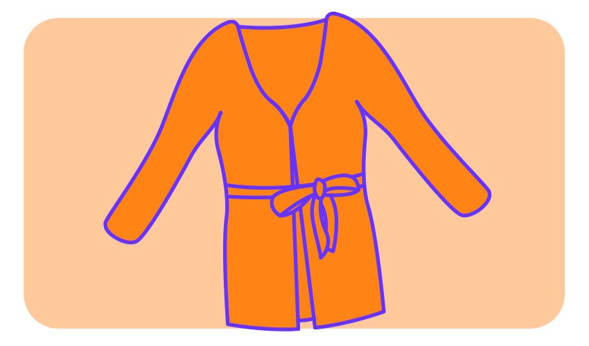 An illustration of a robe.